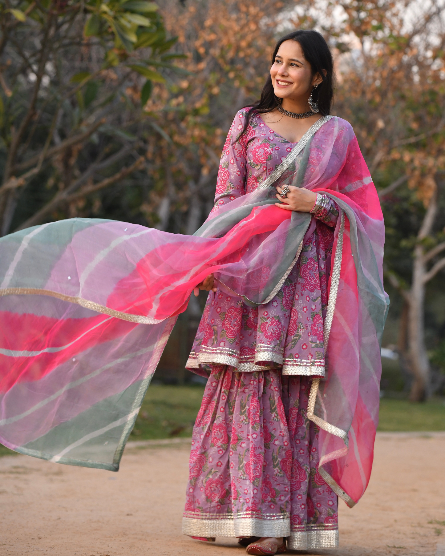 Candra Chanderi Sharara Set My Store