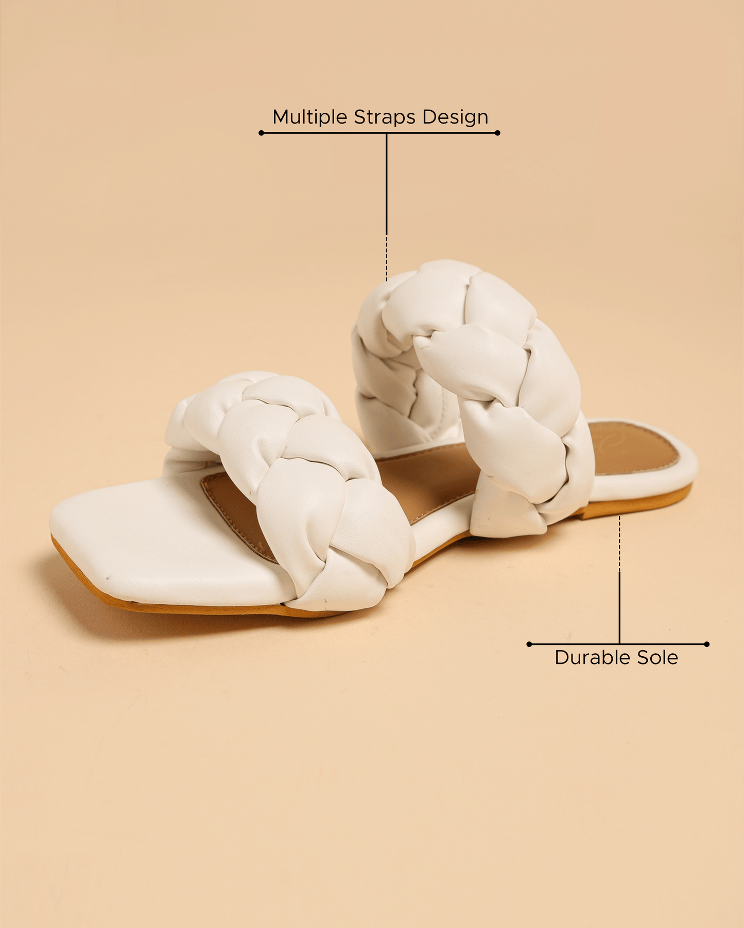 Sugar Swizzle Braided Flats My Store