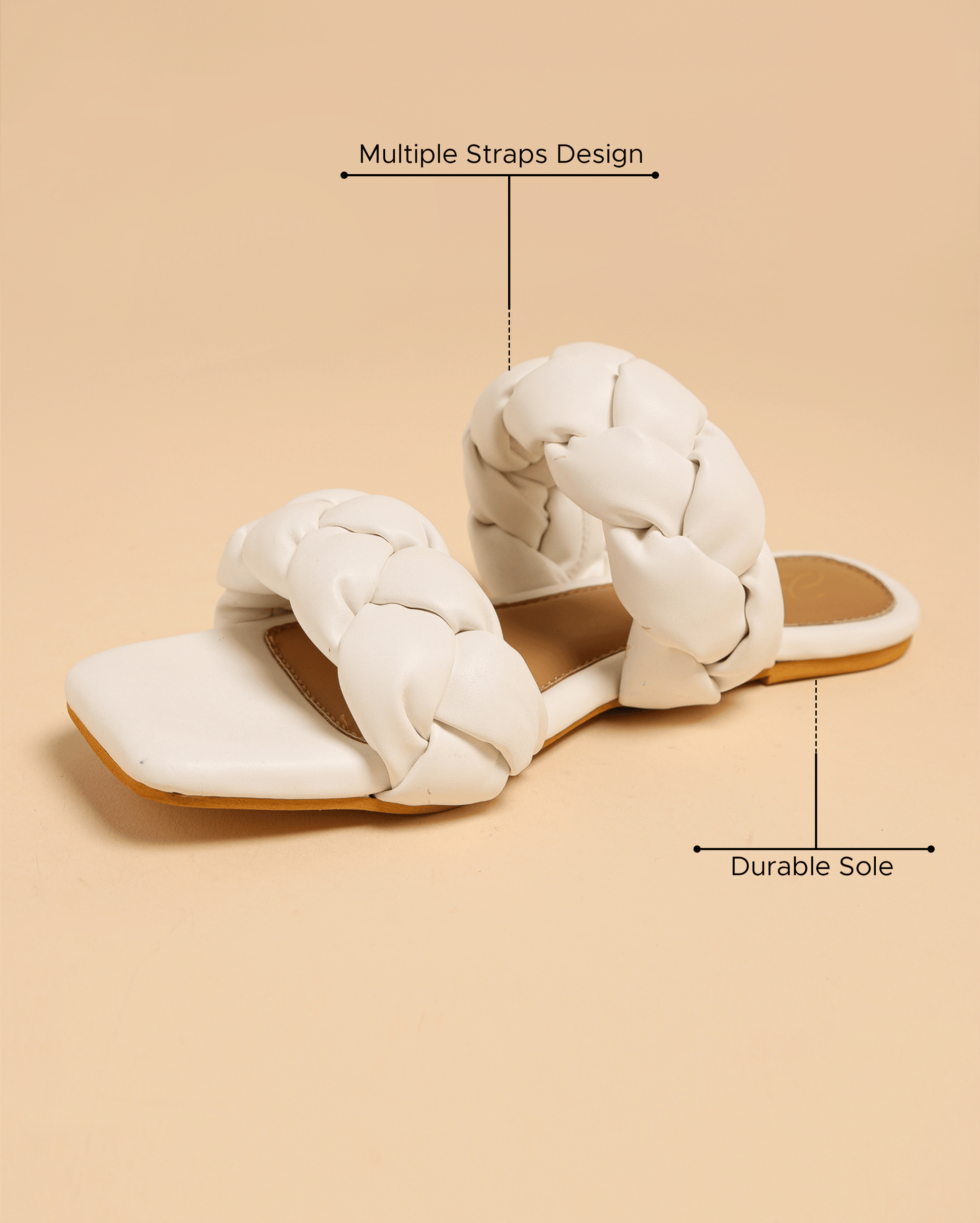 Sugar Swizzle Braided Flats My Store