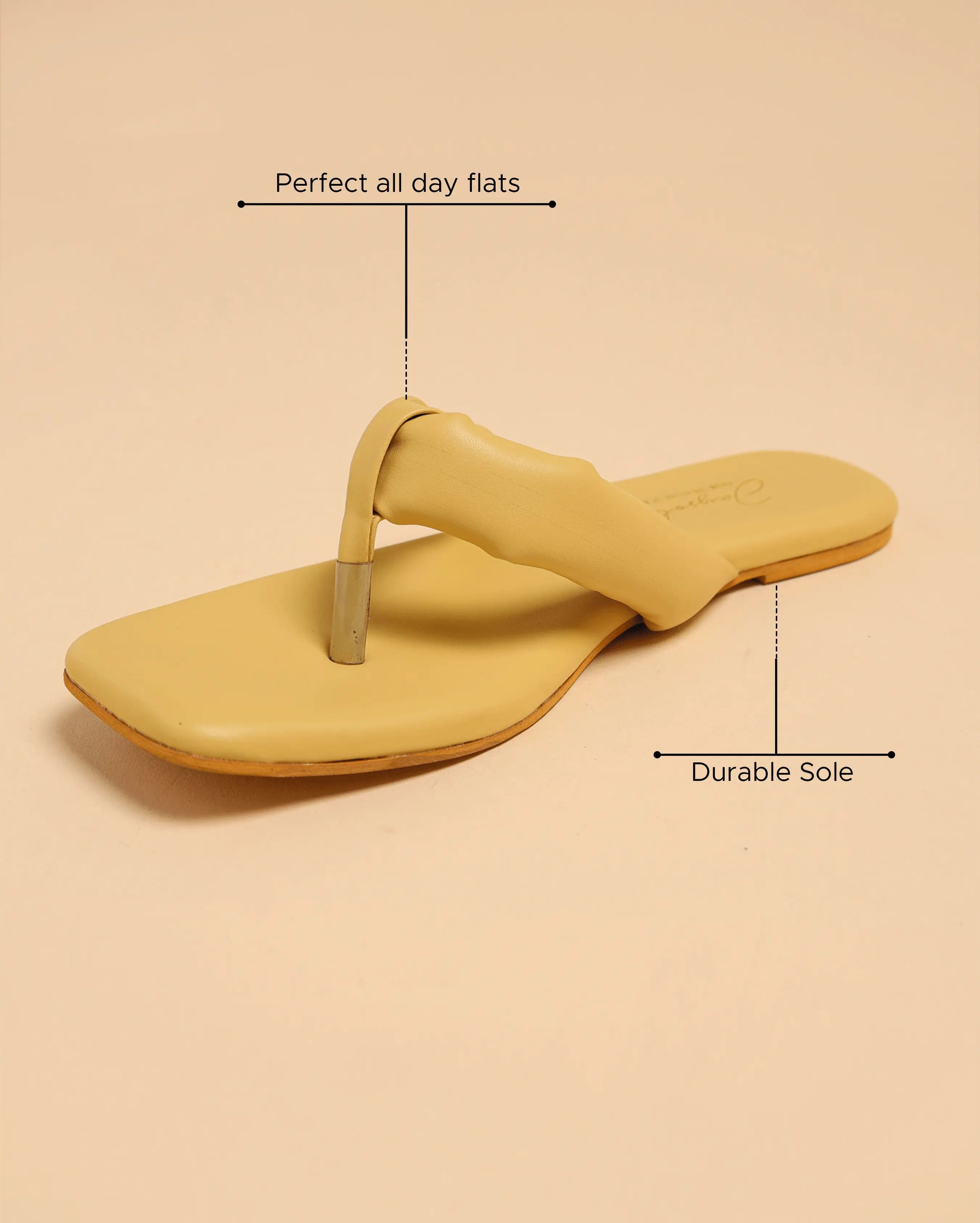 Strawlight Open Toe Flats My Store