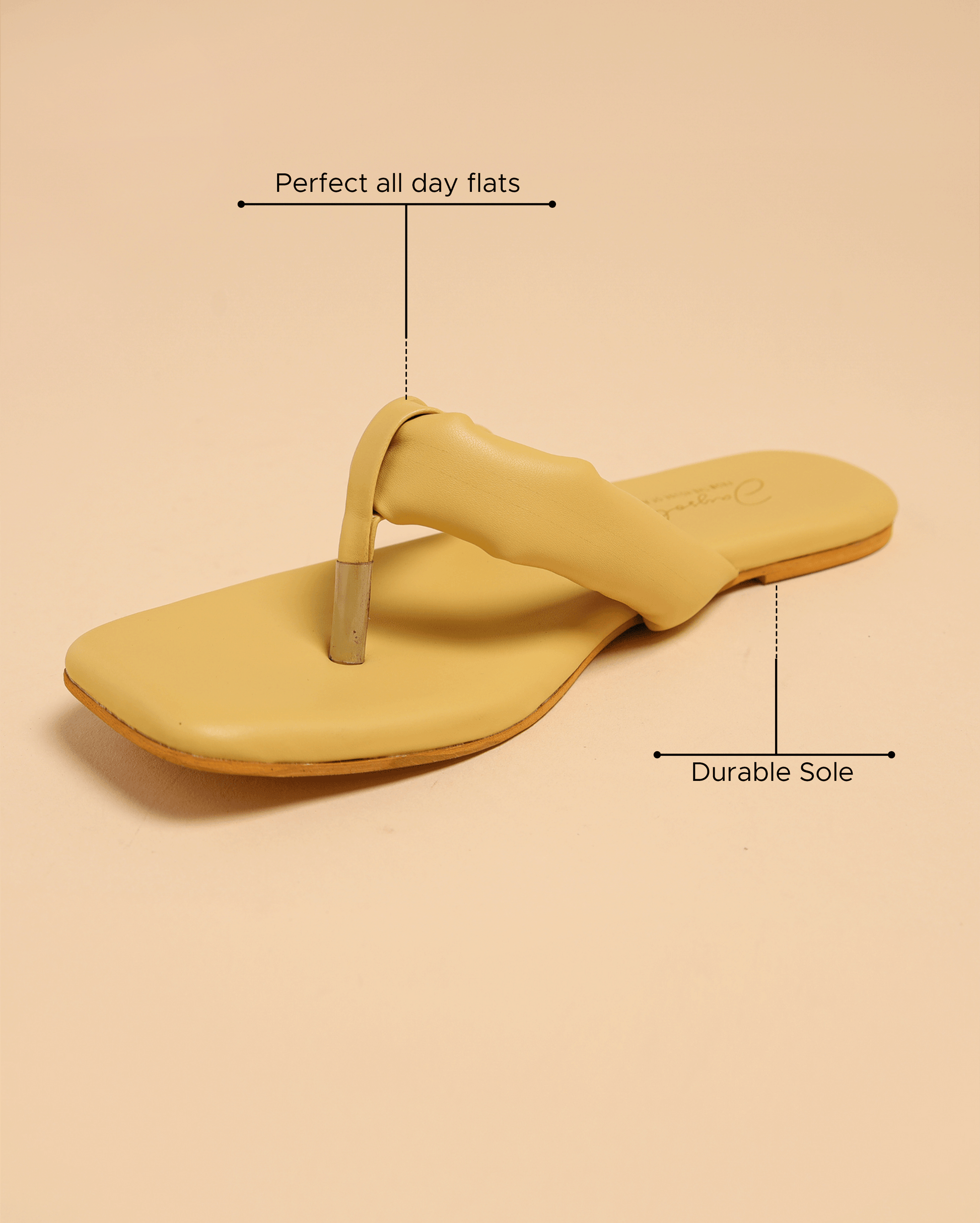 Strawlight Open Toe Flats My Store