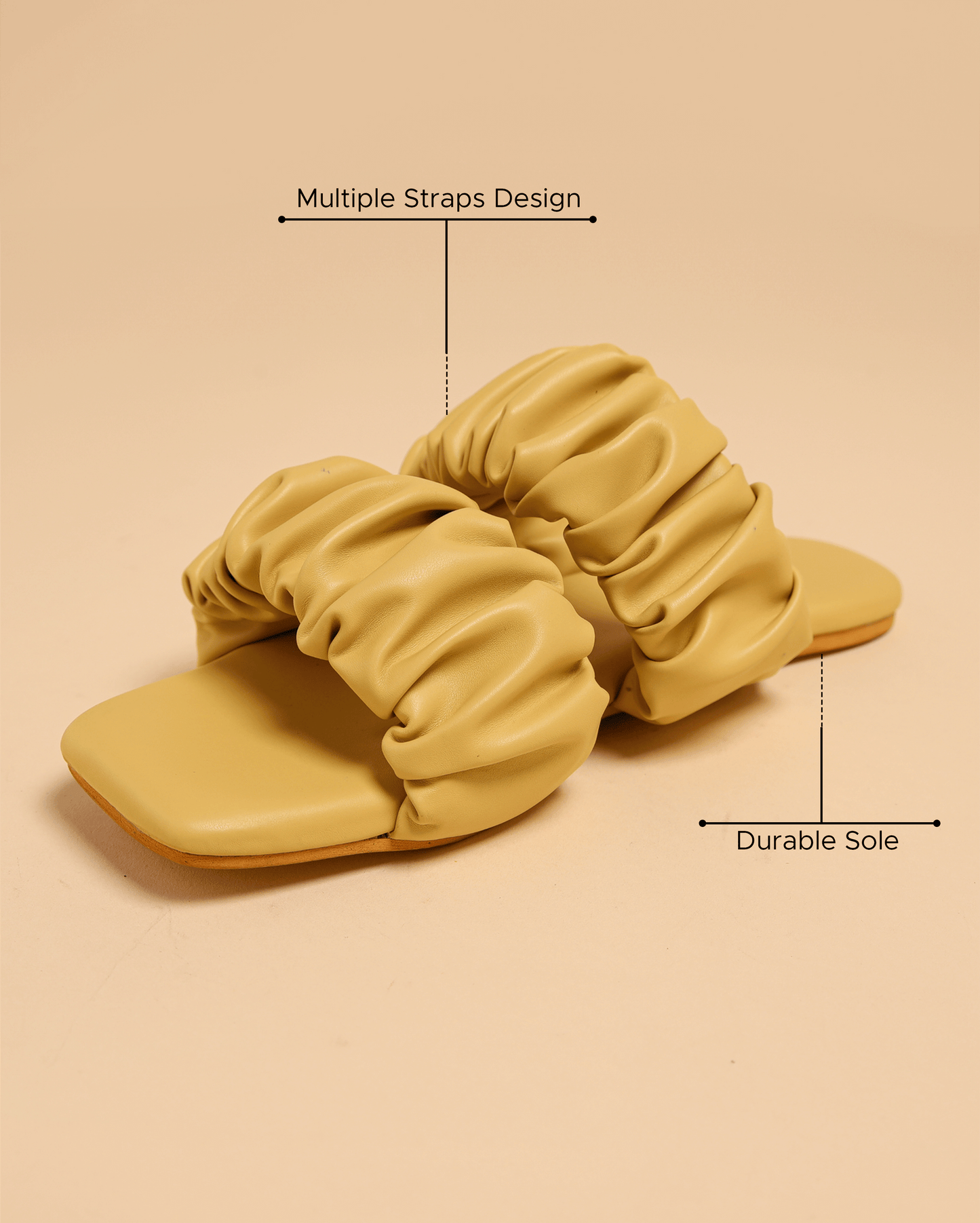 Dusty Cocoon Gathered Flats My Store