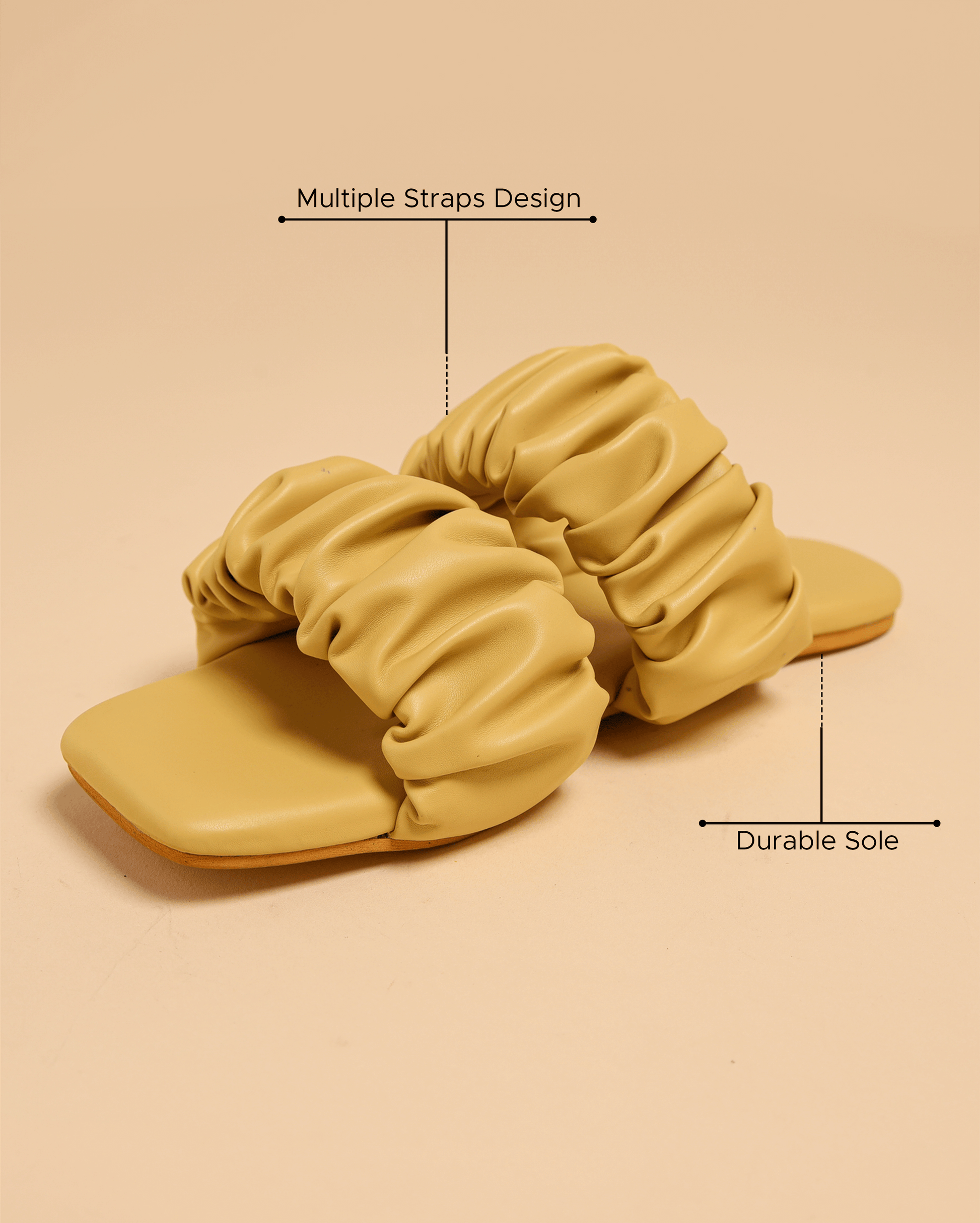 Dusty Cocoon Gathered Flats My Store