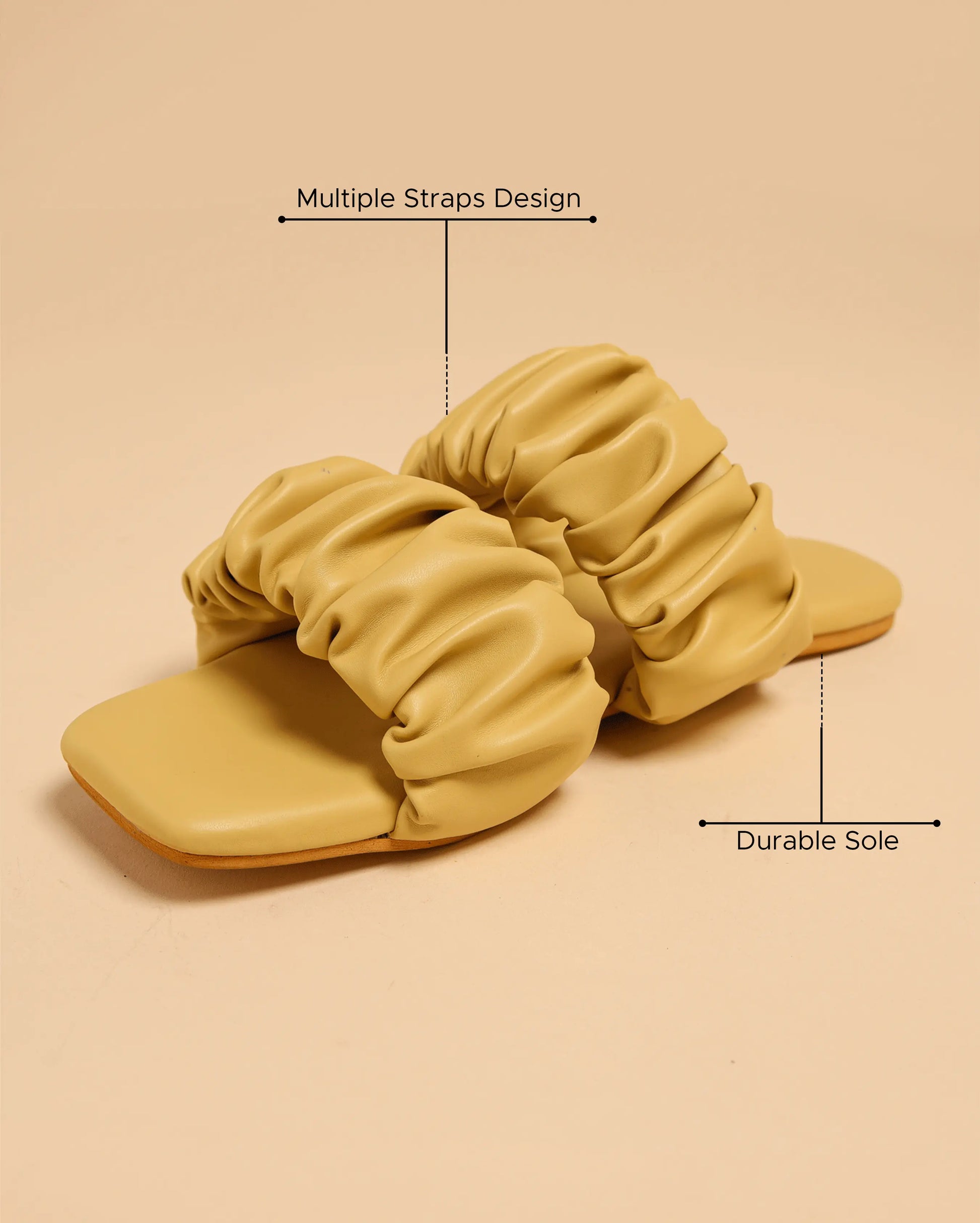 Dusty Cocoon Gathered Flats My Store