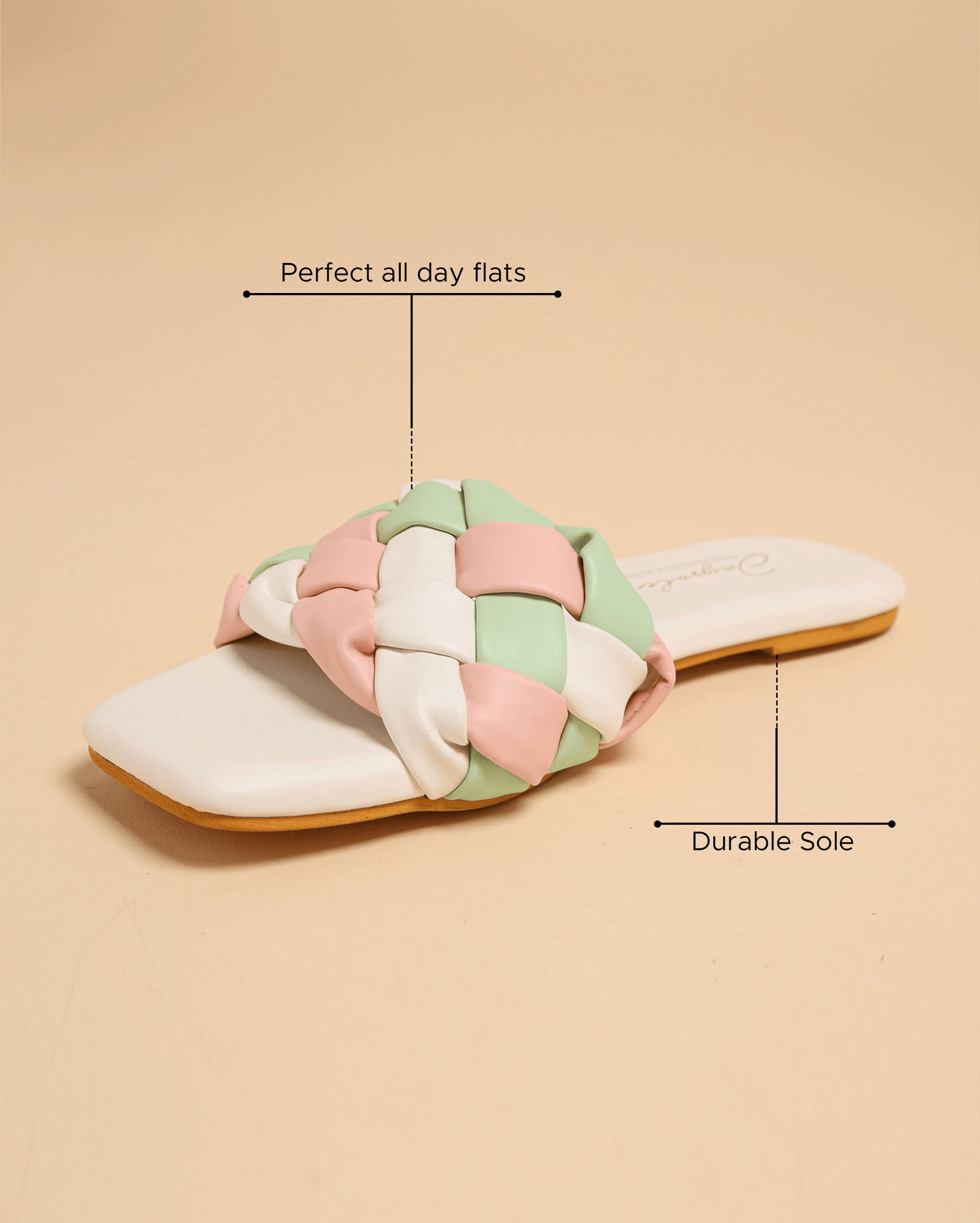 Colourful Mystery Braided Slides My Store