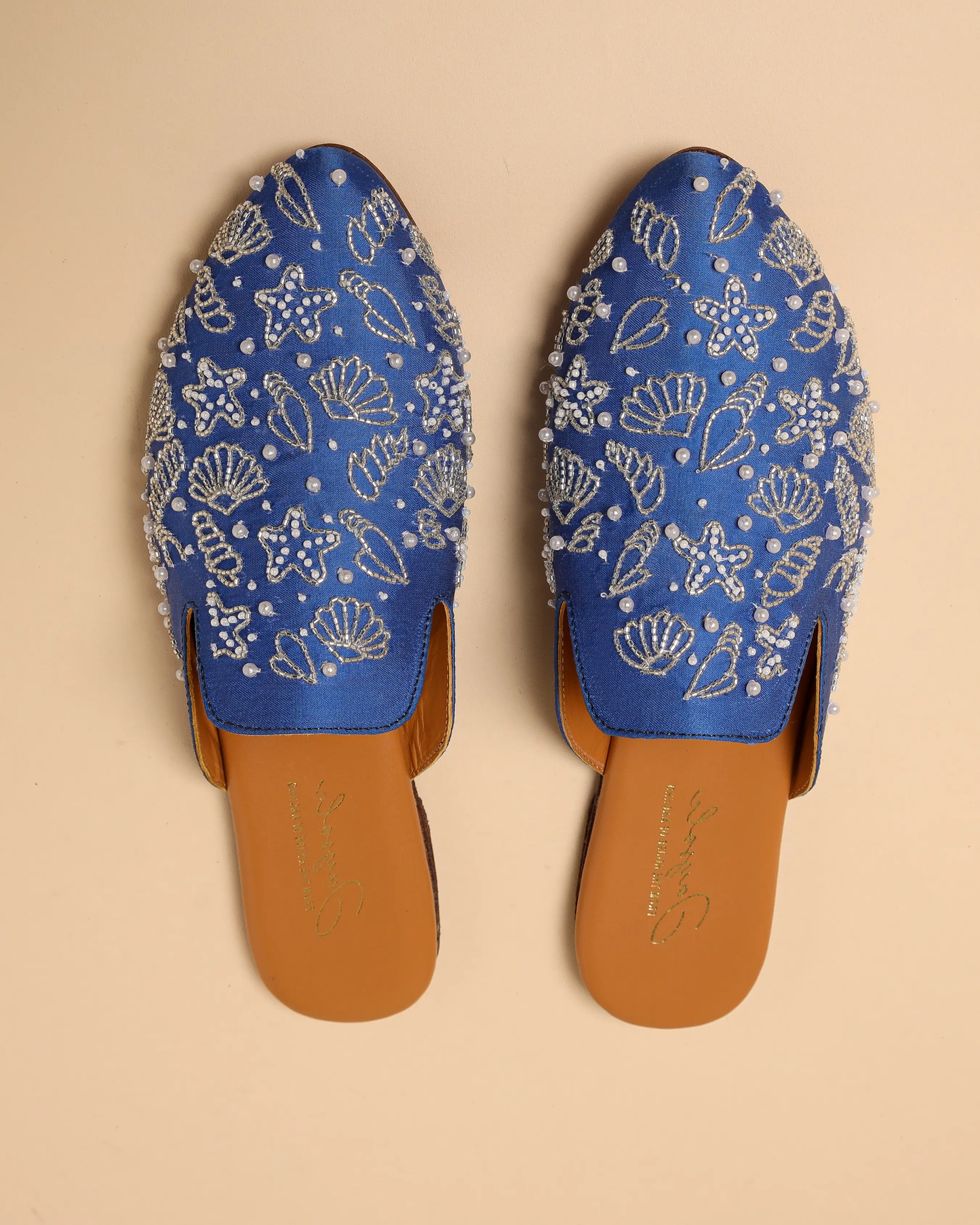 Blue Jasper Handcrafted Mules My Store