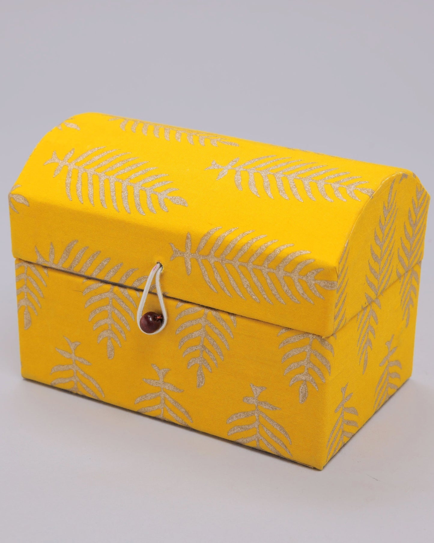 Bright Gold Treasure Chest Jewellery Box My Store