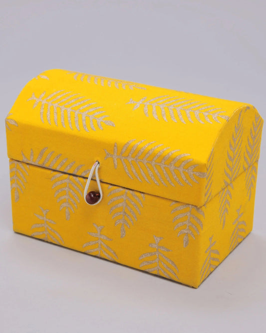 Bright Gold Treasure Chest Jewellery Box My Store