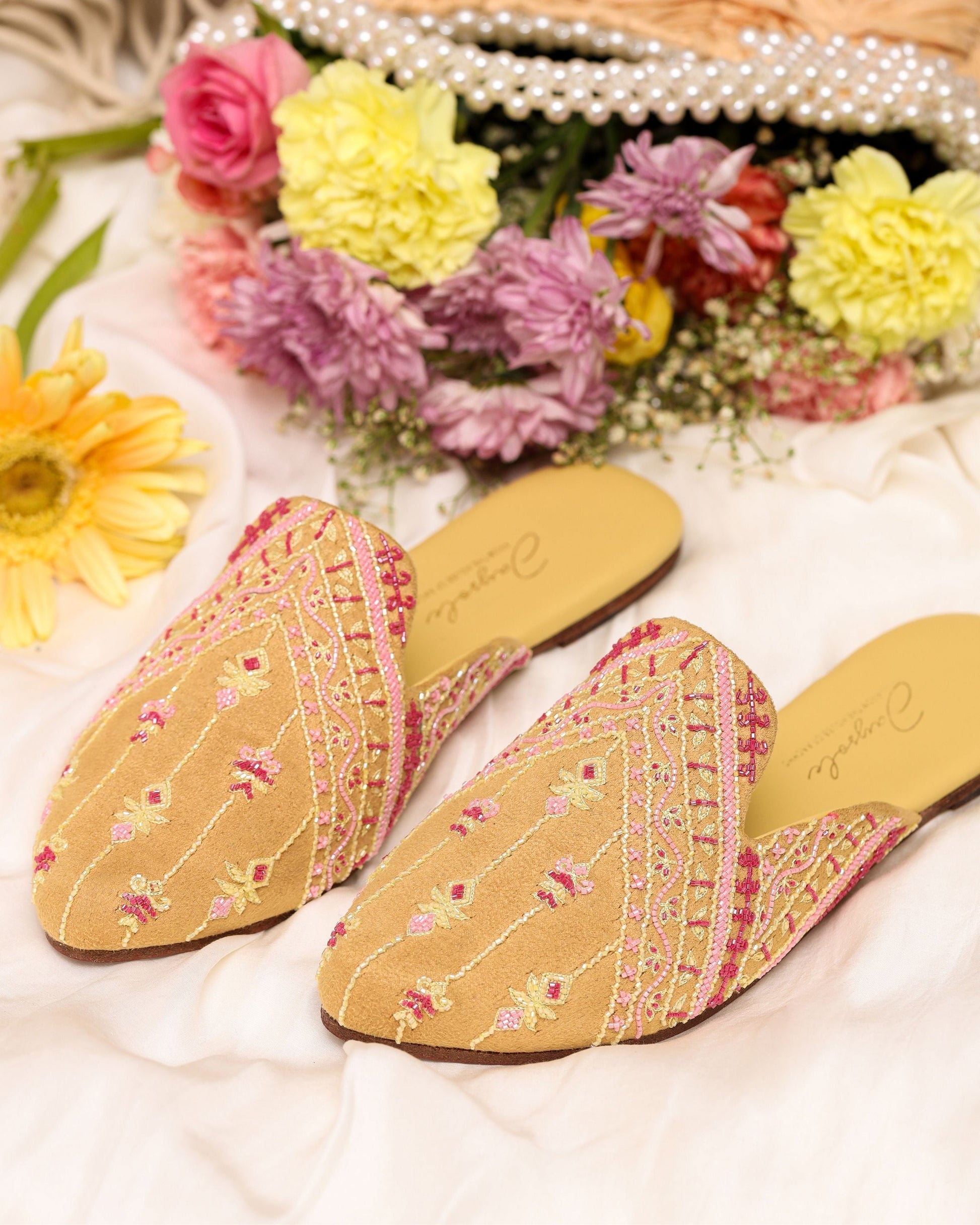 Gold Sand Handcrafted Mules My Store