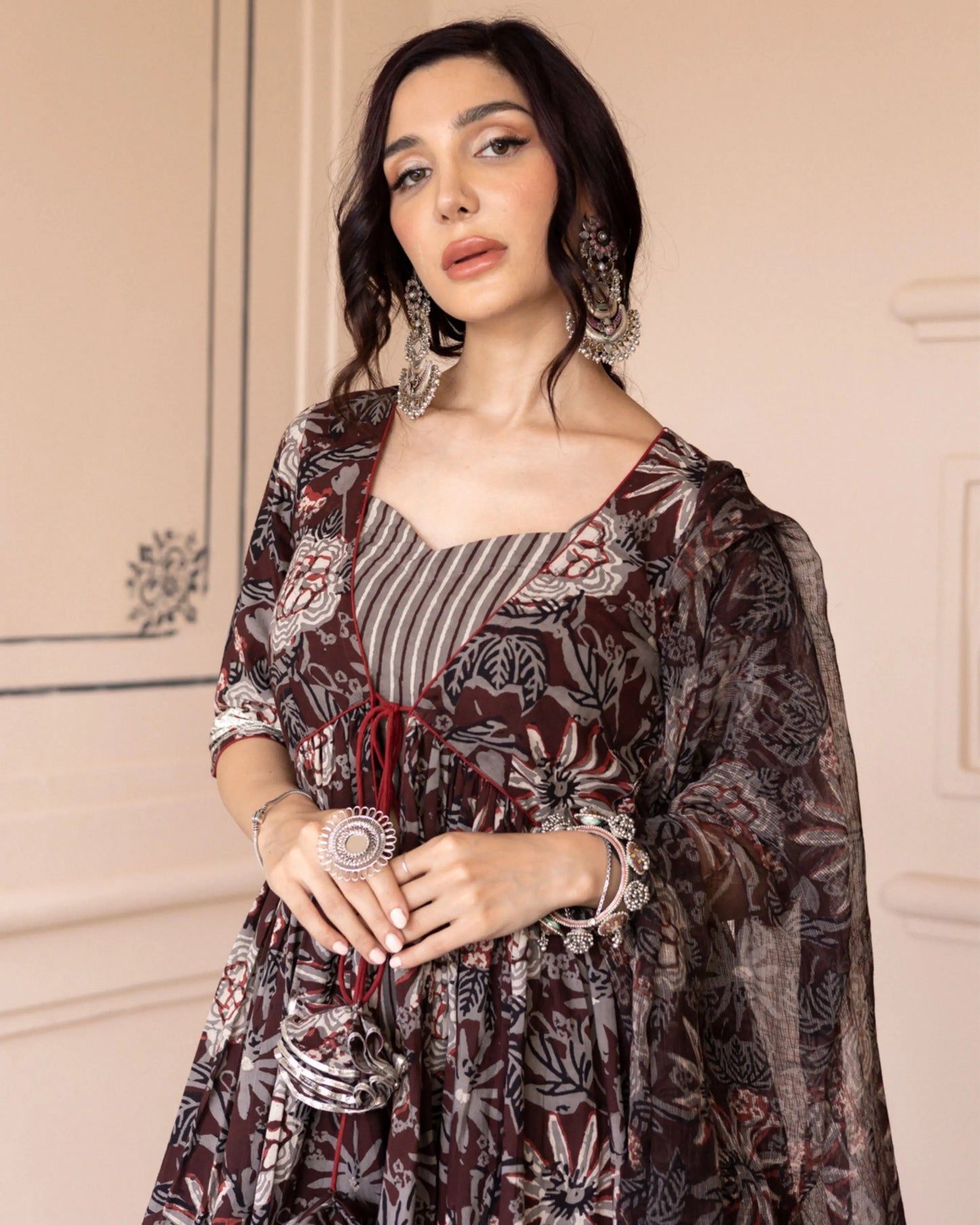 Talao Handblock Gotapatti Sharara Set My Store