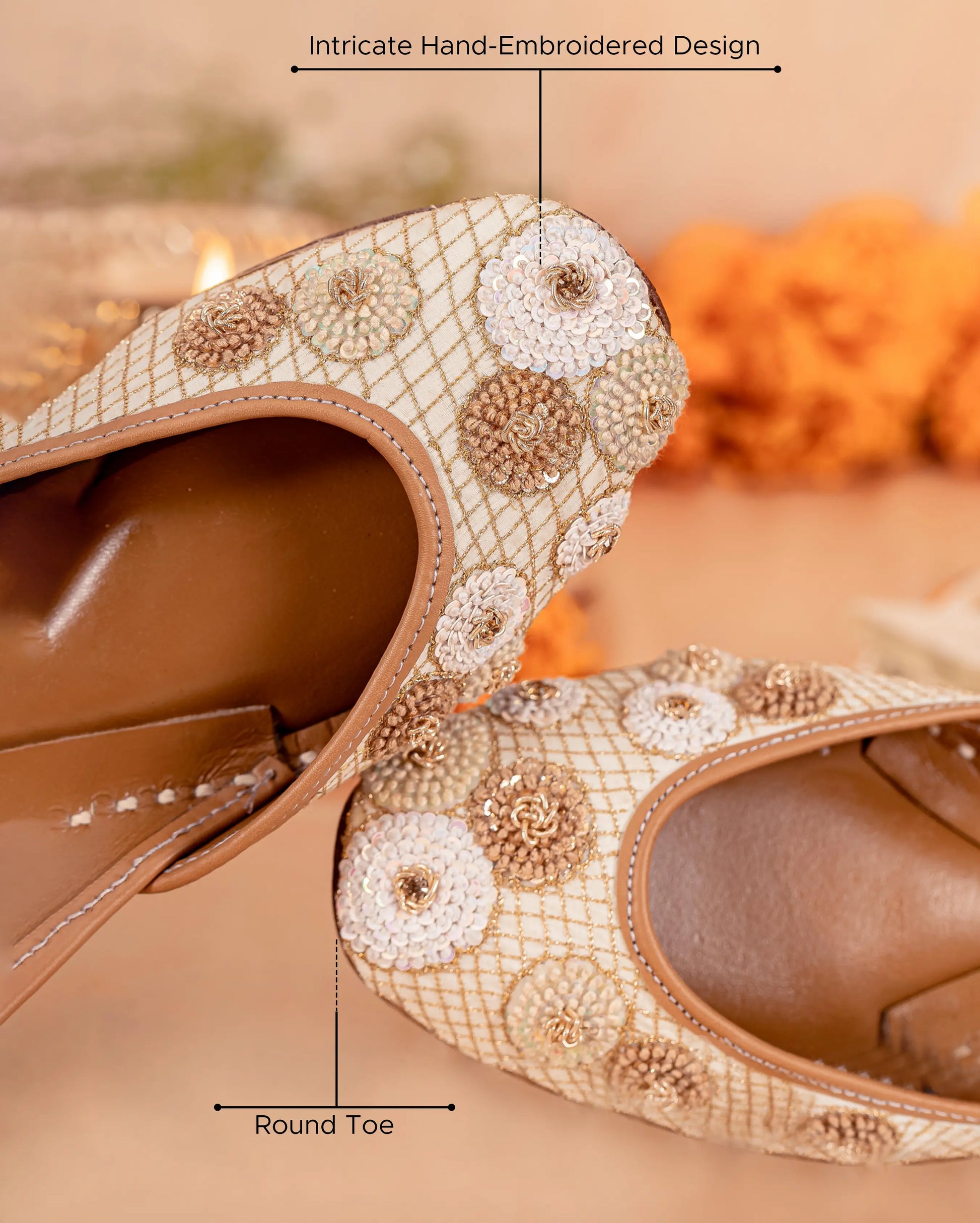 Golden Poppins Handcrafted Jutti My Store