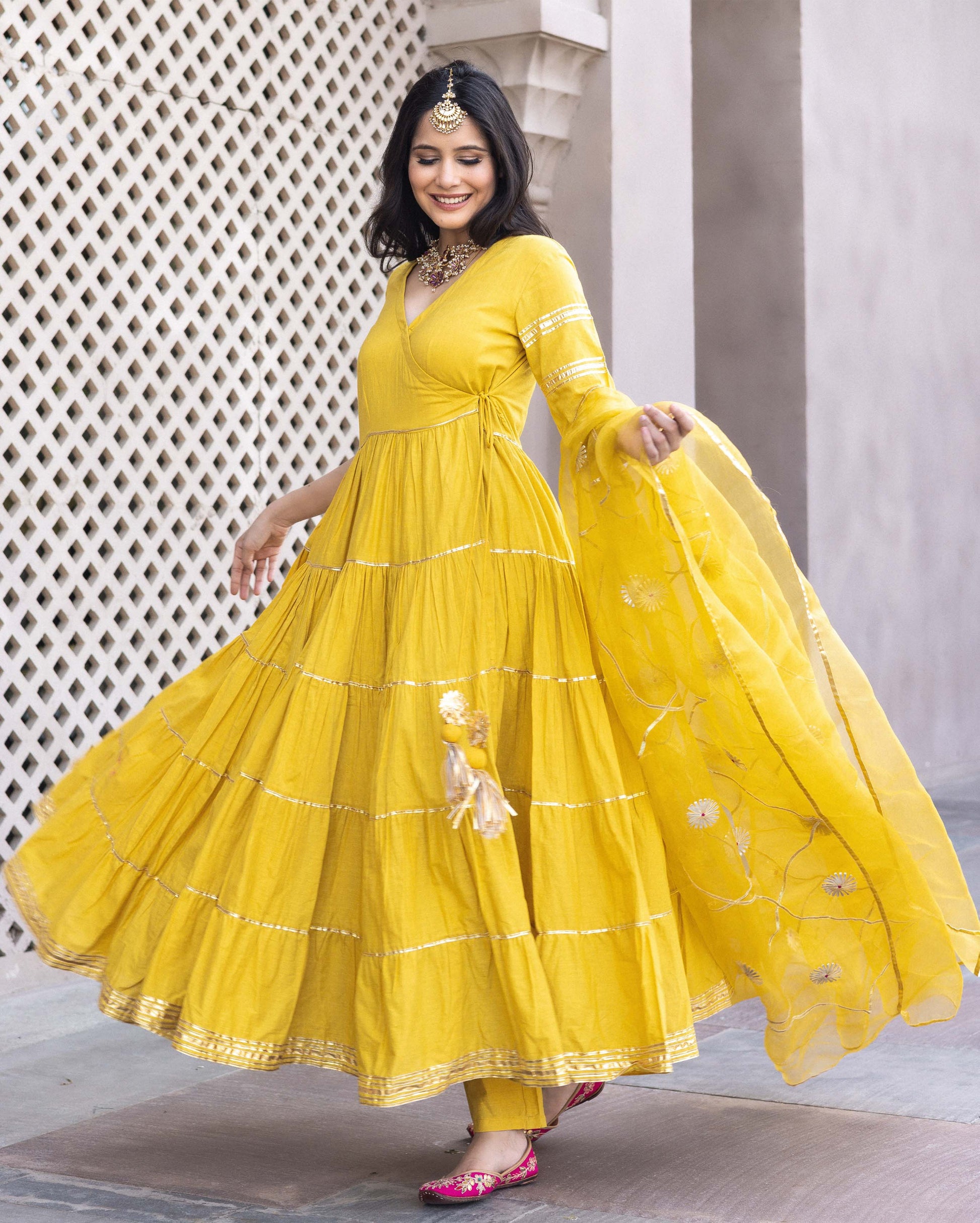 Dahabi Gotapatti Cotton Suit Set My Store