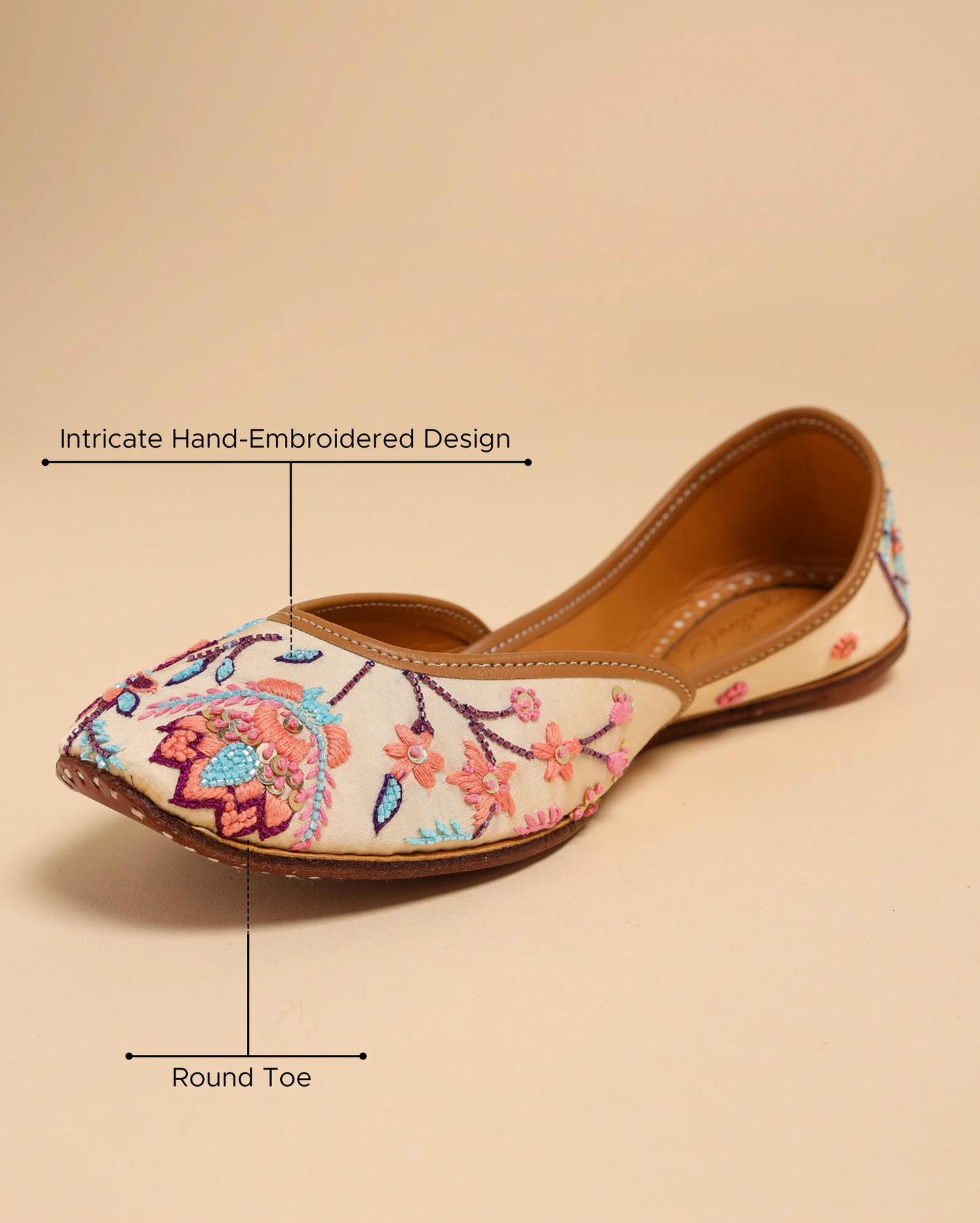 Petal Pink Handcrafted Jutti My Store