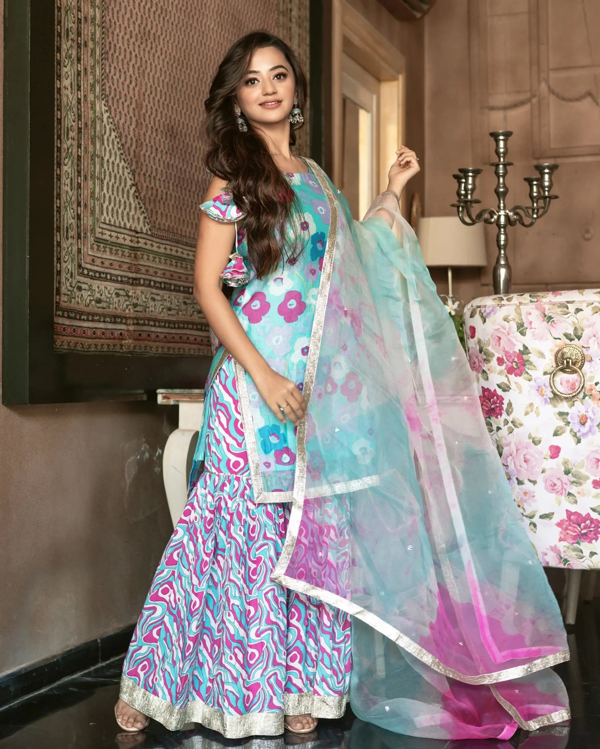 Dizi Chanderi Sharara Set My Store