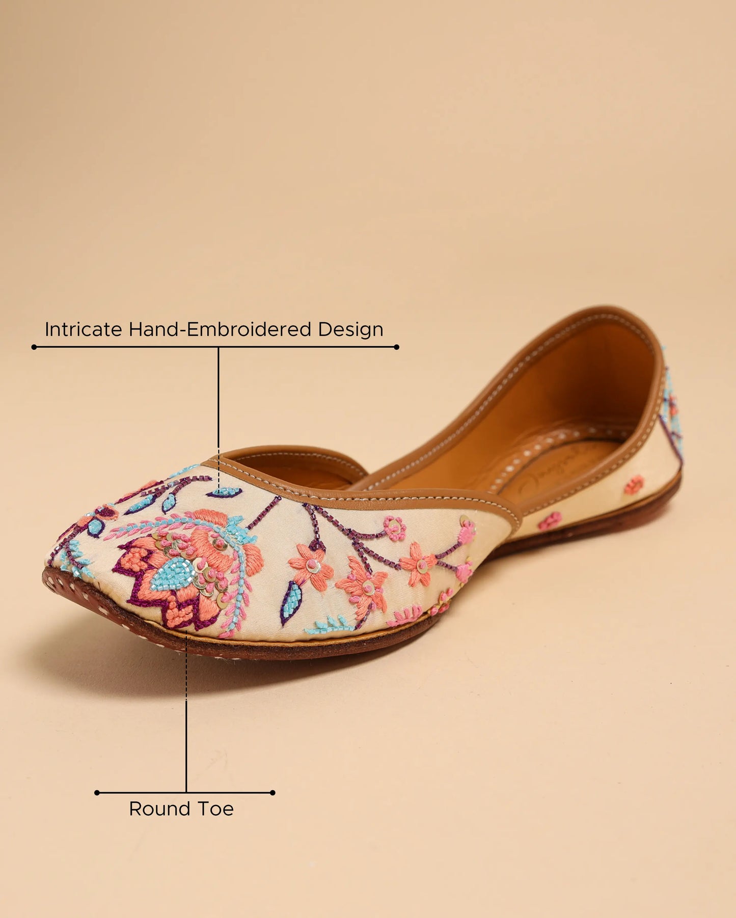 Petal Pink Handcrafted Jutti My Store