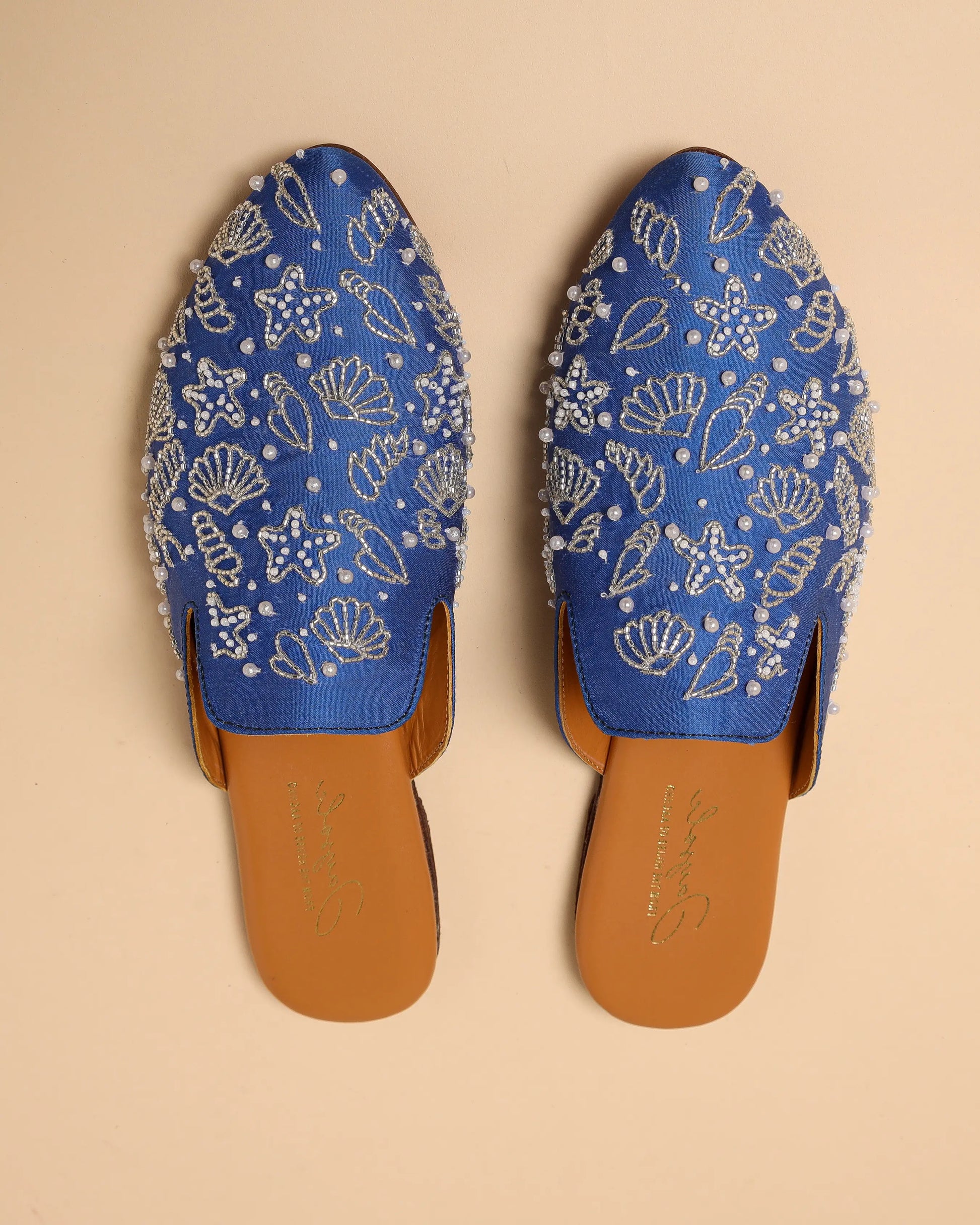 Blue Jasper Handcrafted Mules My Store