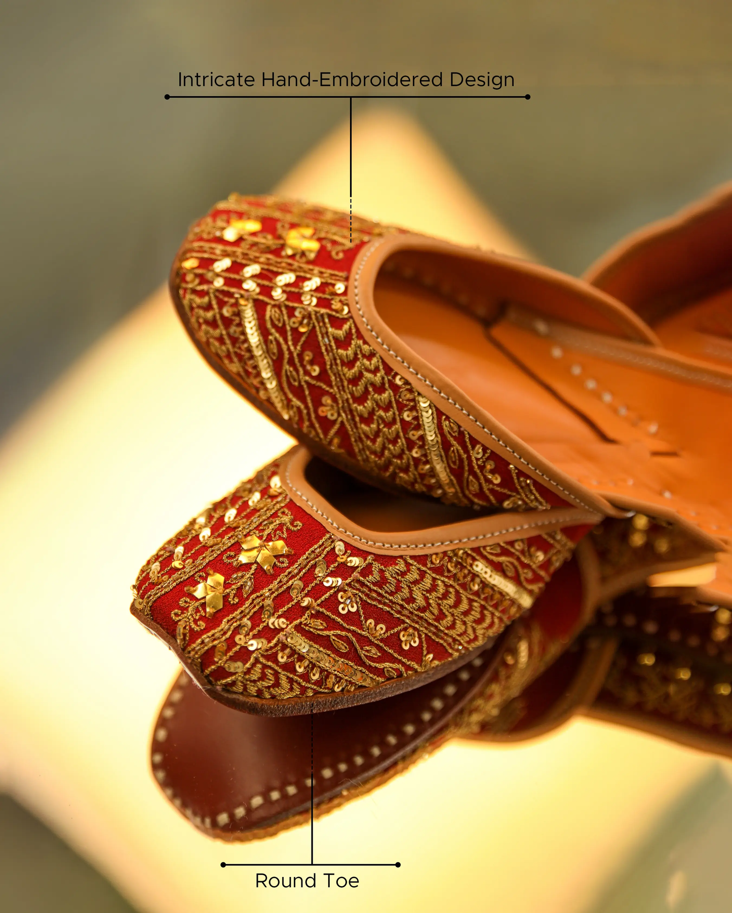 Gleaming Handcrafted Jutti My Store