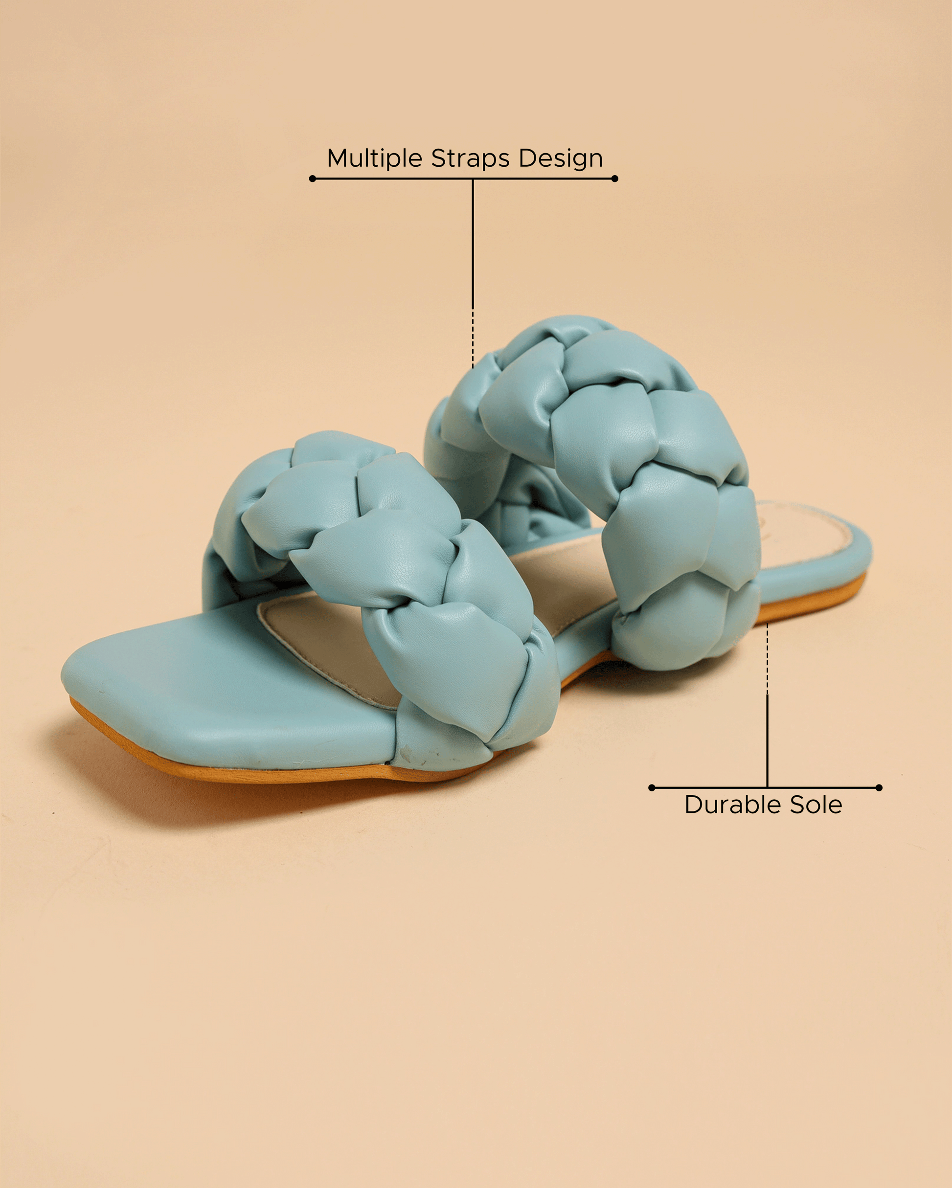 Blue Heron Braided Flats My Store