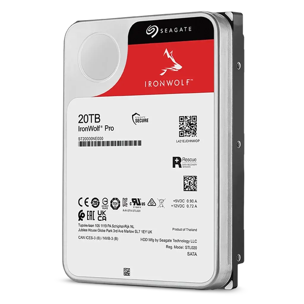 Seagate IronWolf Pro 20TB 3.5" 7200 RPM Enterprise NAS Internal Hard Disk Drive My Store