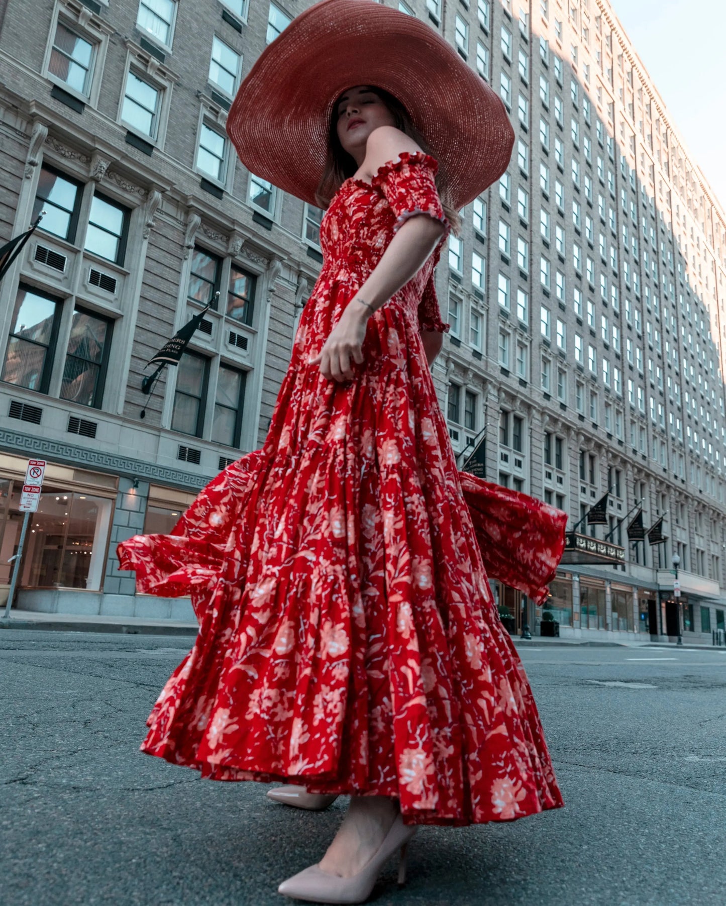 Rosa Smocked Cotton Dress My Store