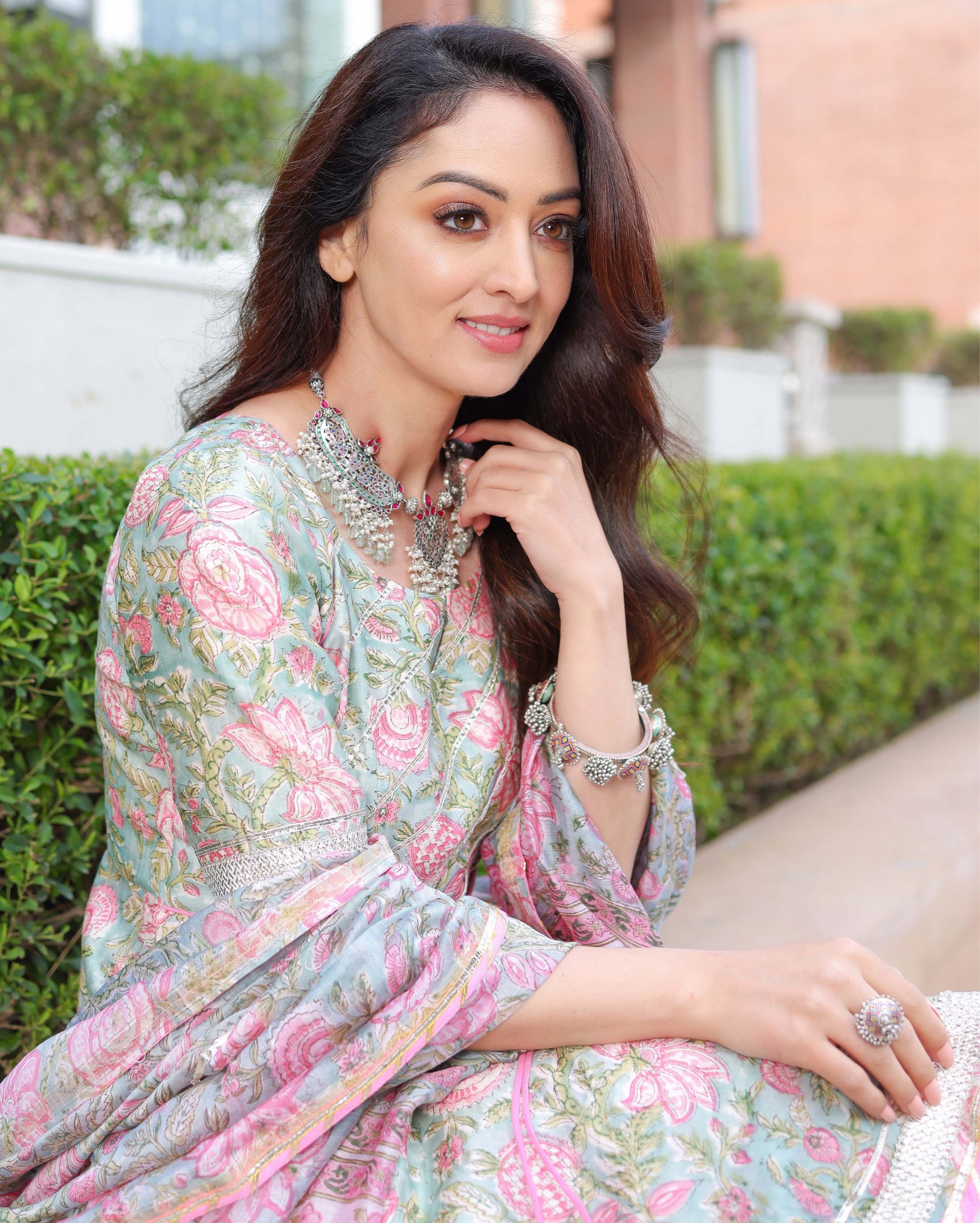 Jellybean Handblock Sharara Set My Store