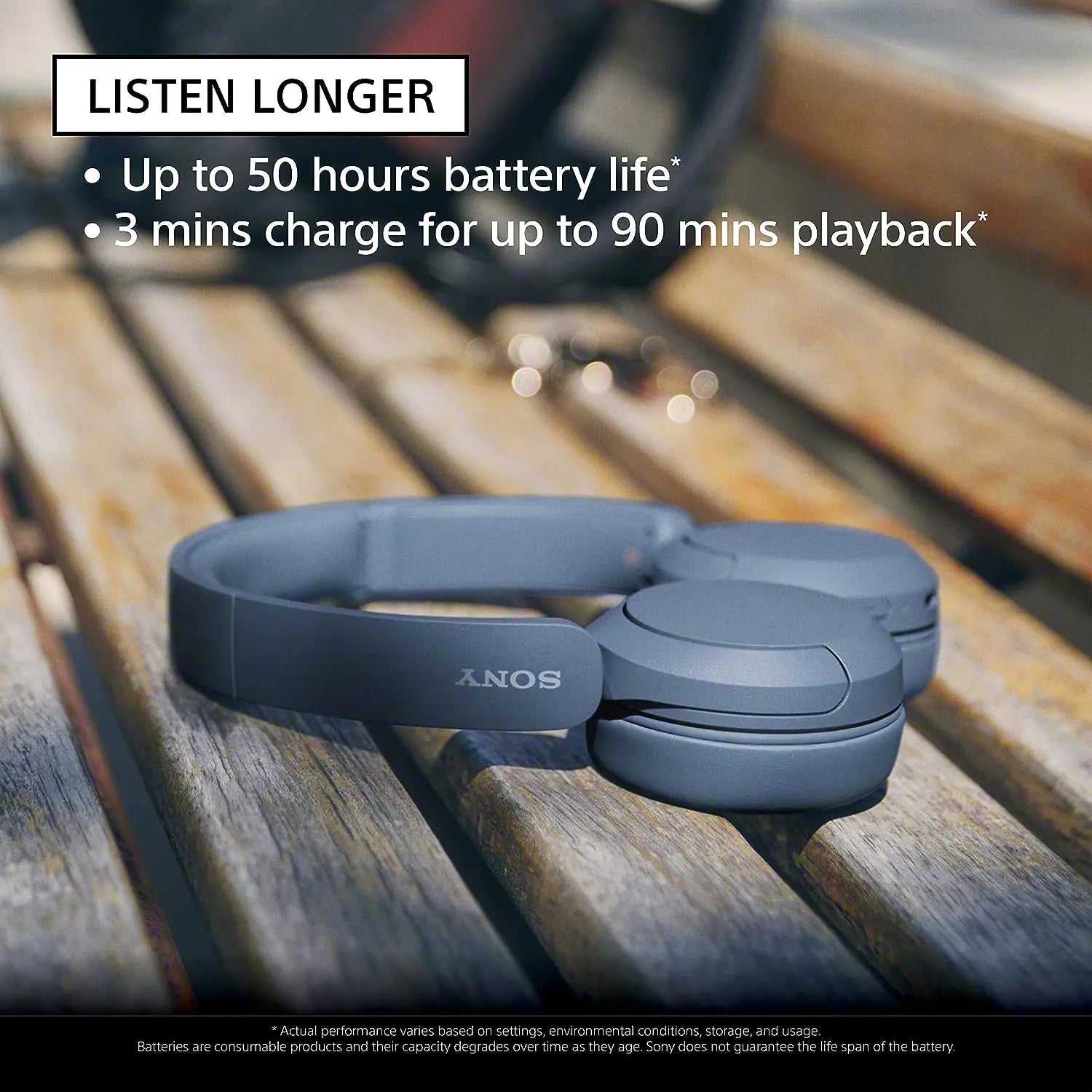 Sony WH-CH520, Wireless On-Ear Bluetooth Headphones My Store
