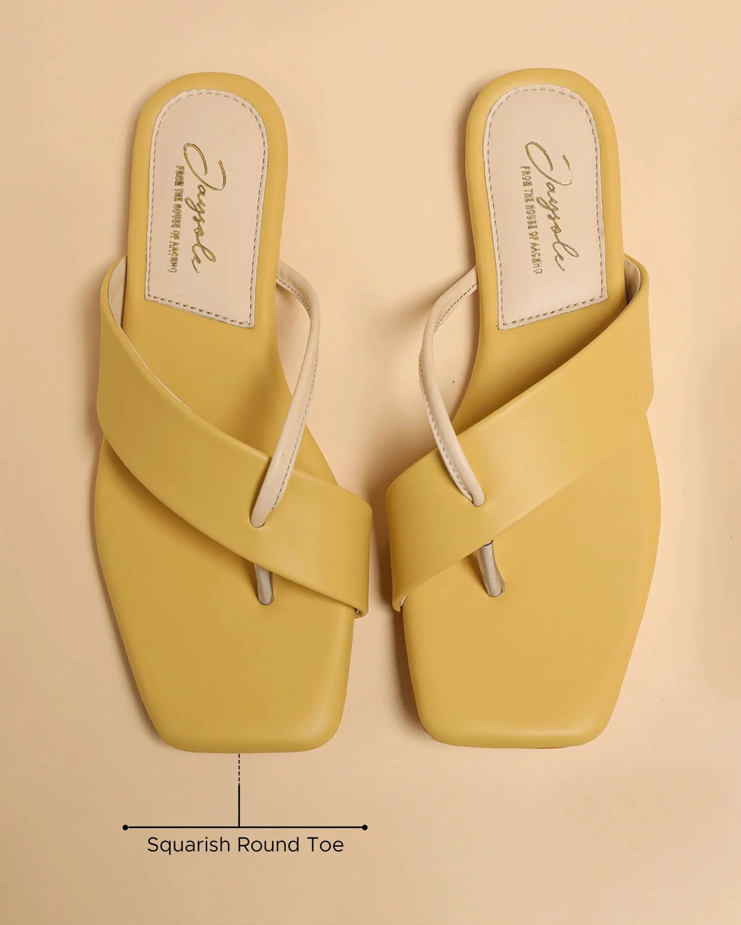 Cornsilk Crisscross Flats My Store