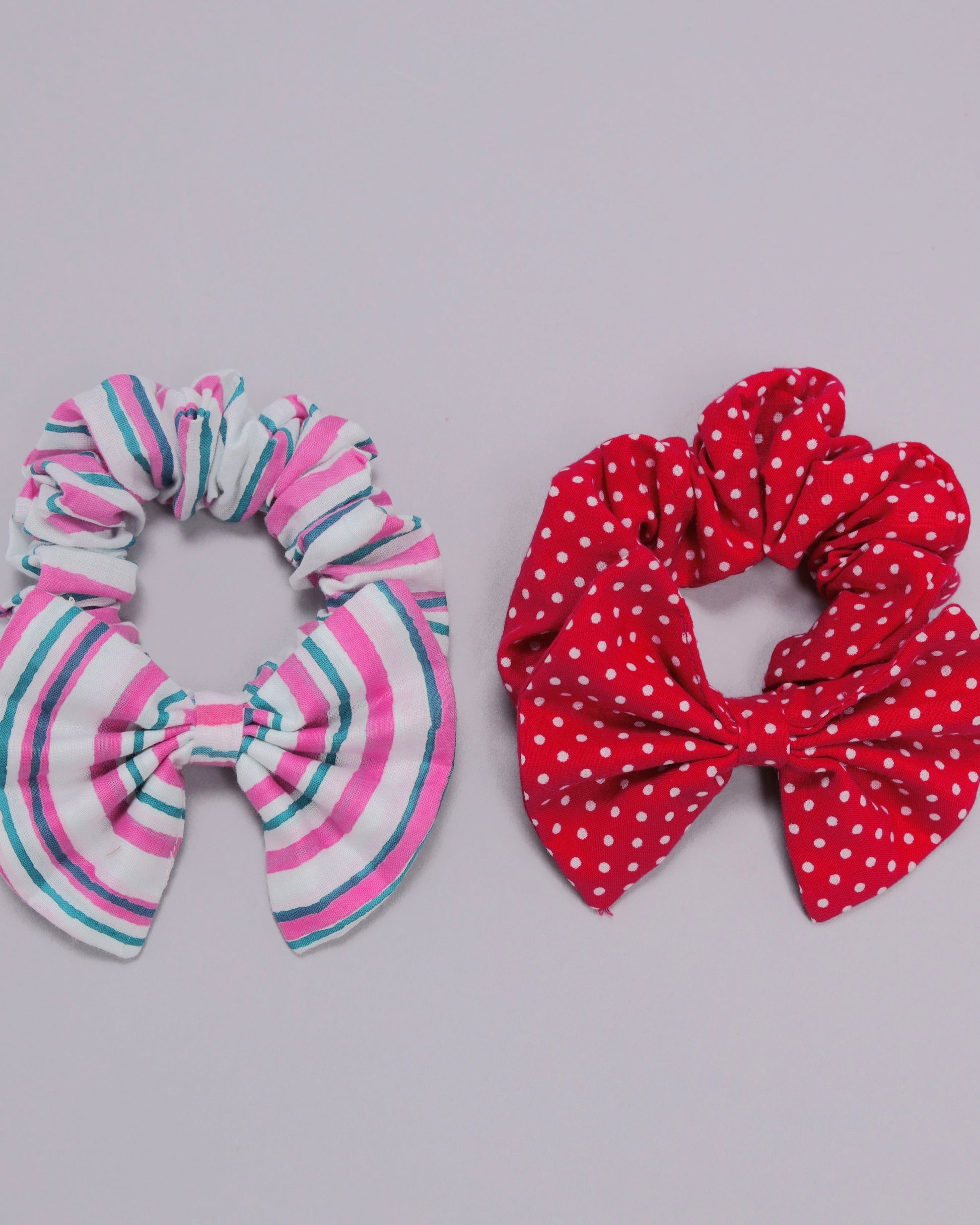 Bittersweet Cotton Handblock Scrunchie Set My Store