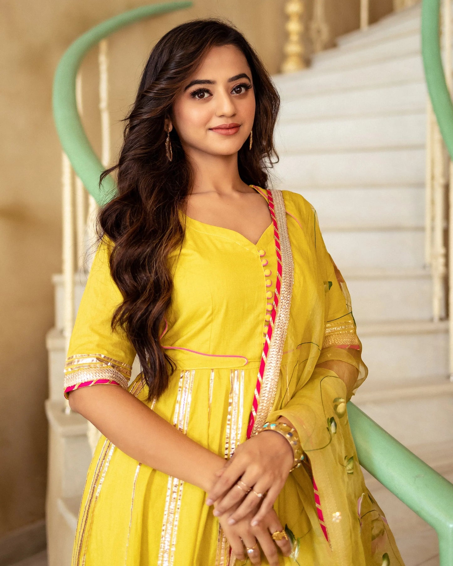 Dhanyasri Handpainted Suit Set My Store