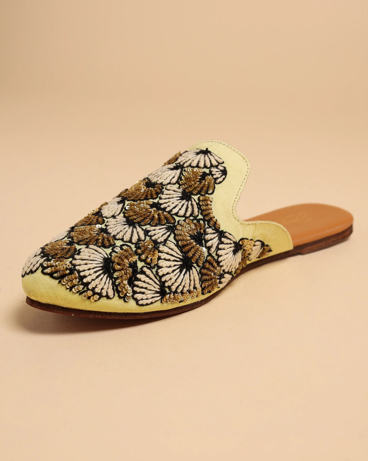 Antique Gold Handcrafted Mules My Store