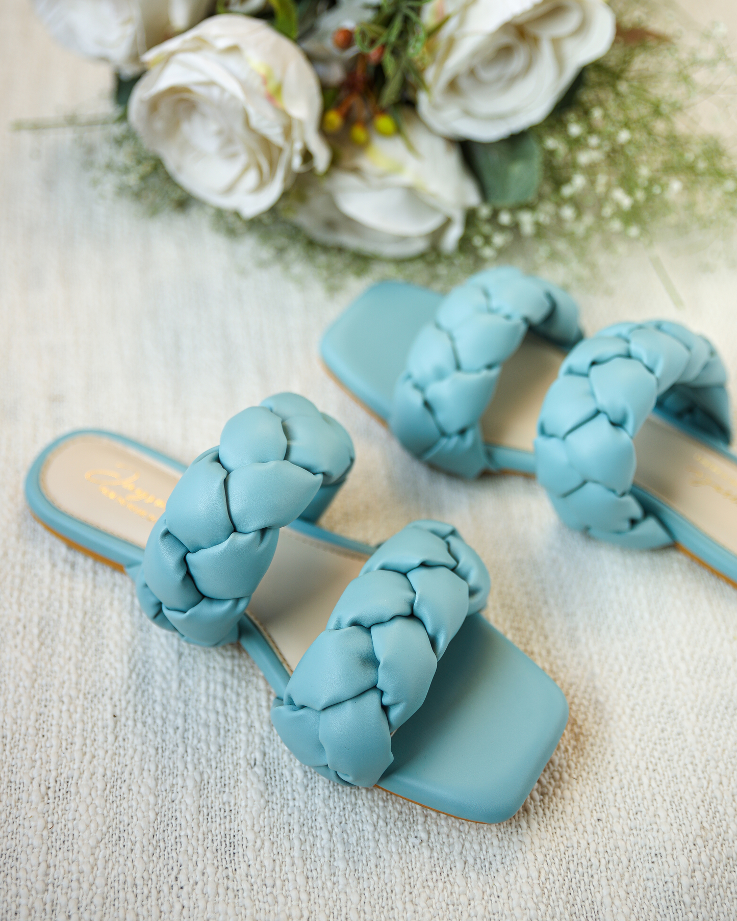 Blue Heron Braided Flats My Store