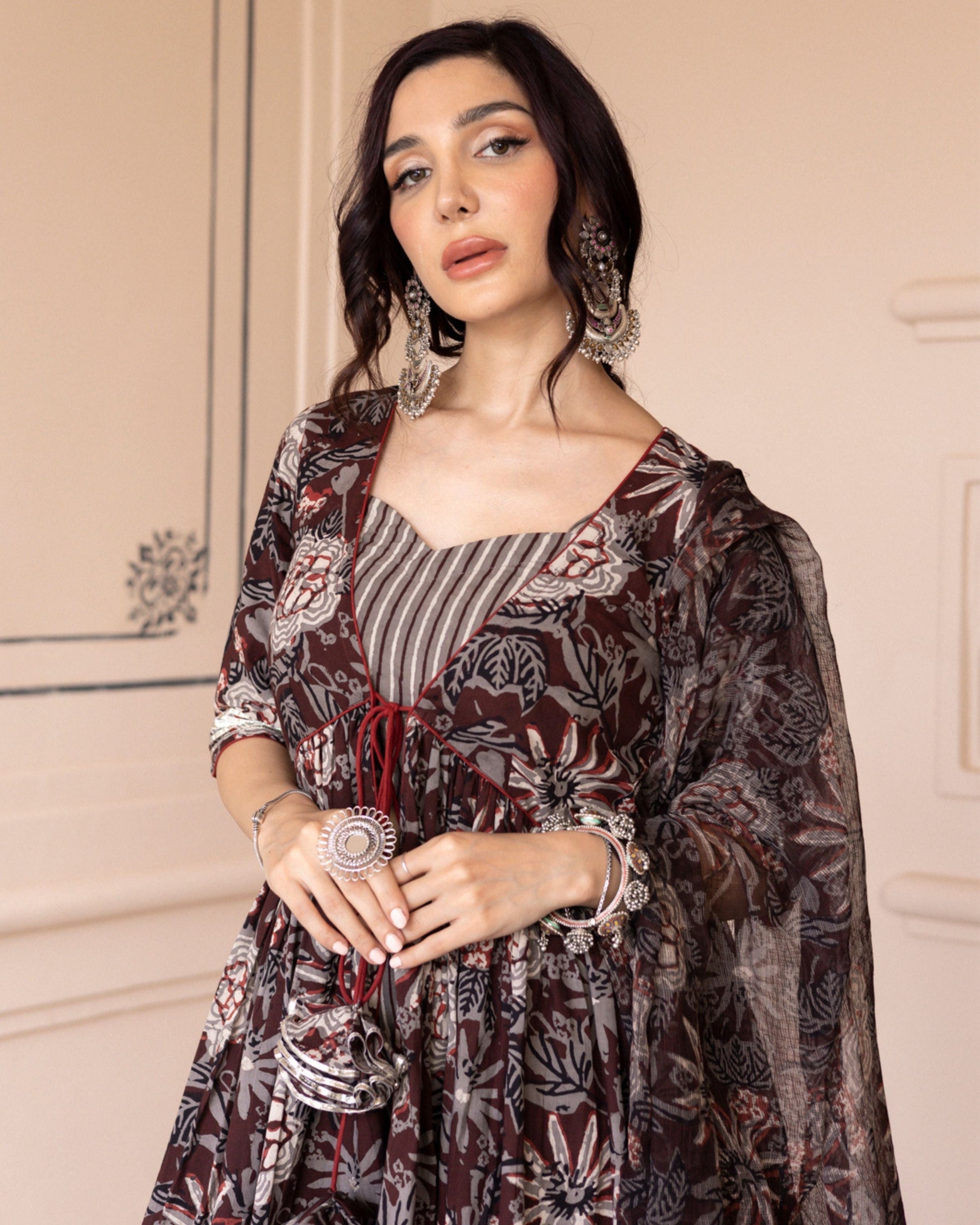 Talao Handblock Gotapatti Sharara Set My Store