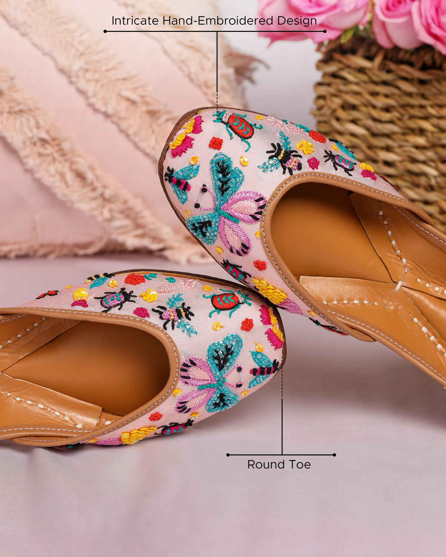 Butterfly Bunch Handcrafted Jutti My Store