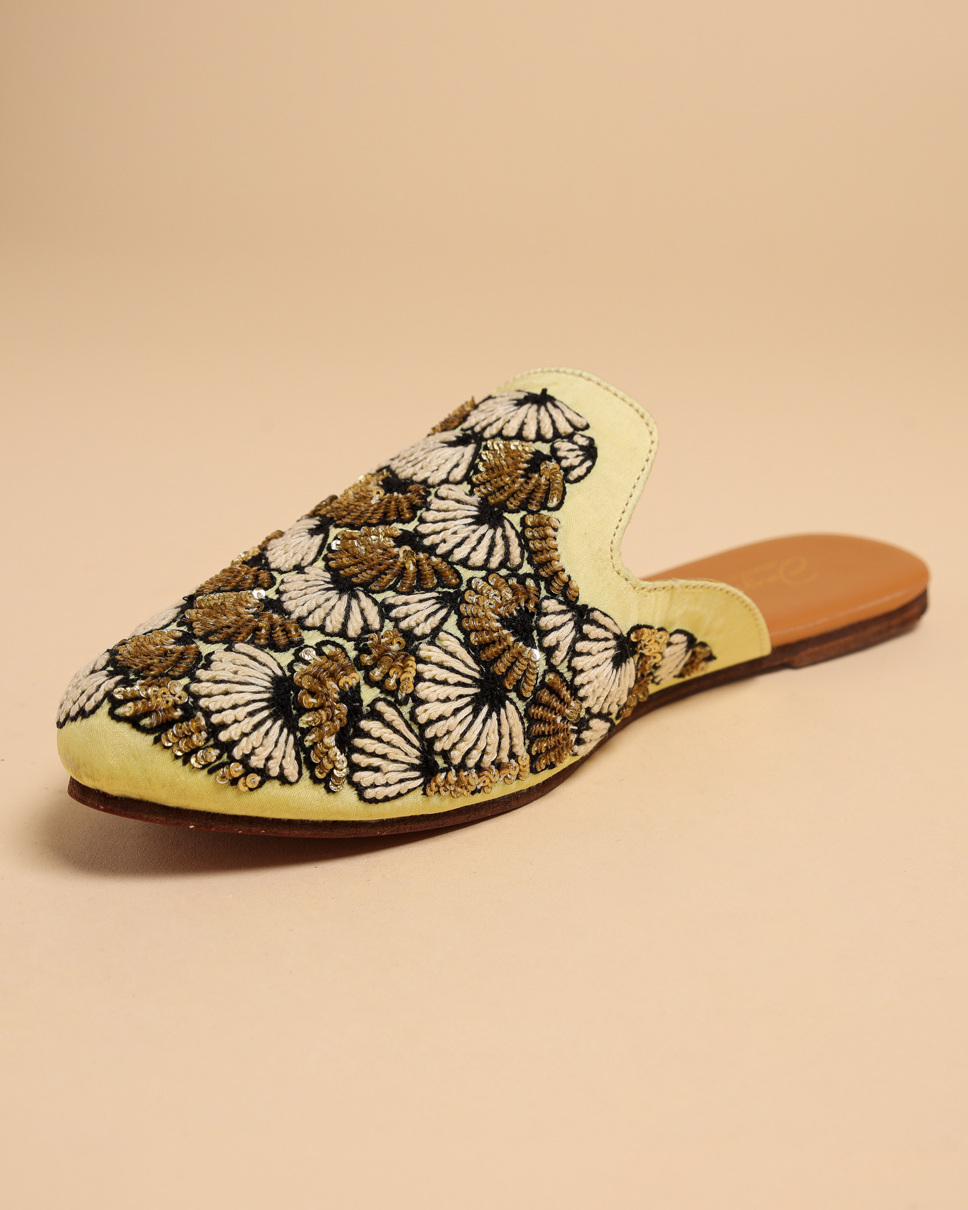 Antique Gold Handcrafted Mules My Store