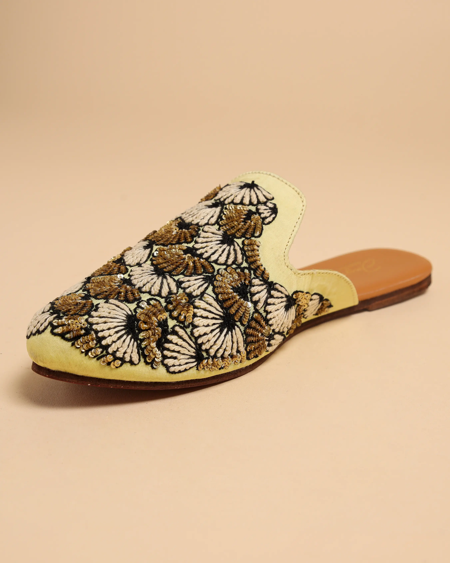 Antique Gold Handcrafted Mules My Store