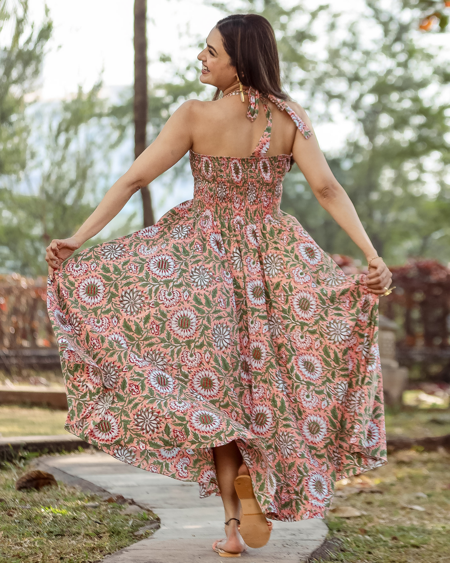 Rebecca Smocked Cotton Dress My Store