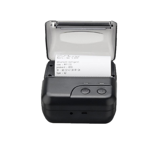 Udyama UDY 80B Barcode Label Printer Black  White