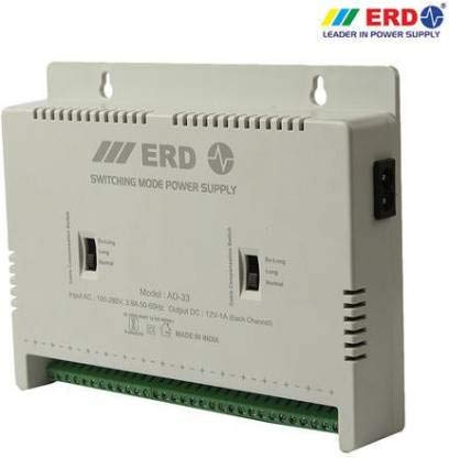 ERD CCTV Power Supply 12v/16a Multi For 16ch AD33