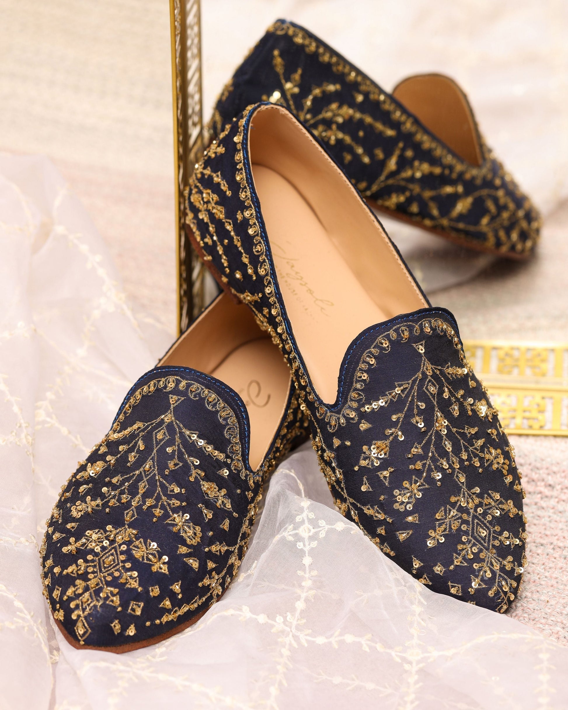 Blueberry Handcrafted Loafers My Store