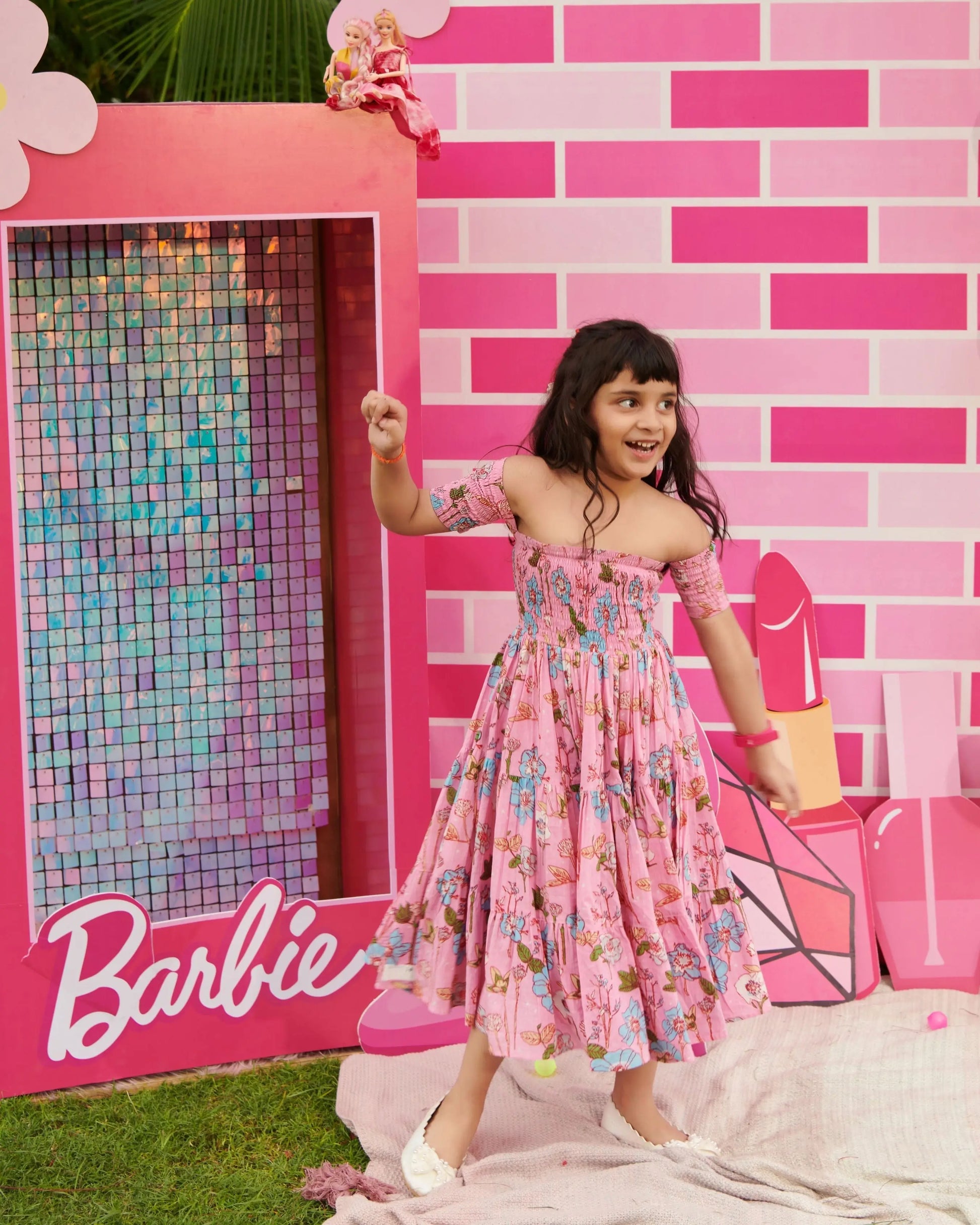 Rapunzal Smocked Cotton Dress My Store