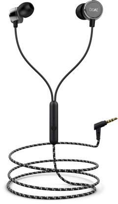 boAt BassHeads 172 Wired in Ear Earphone with Mic Black
