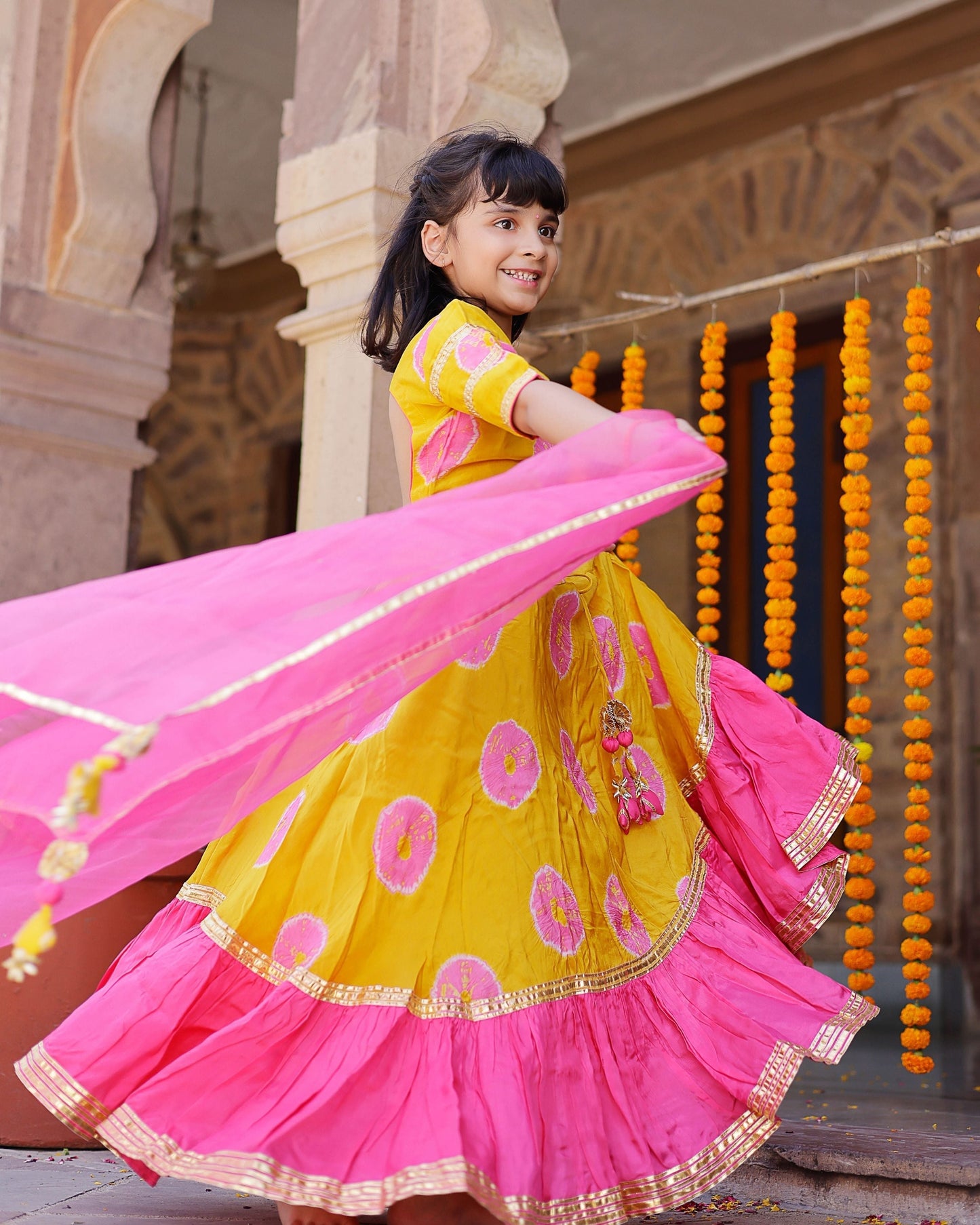 Varuna Tie & Dye Lehenga Set My Store