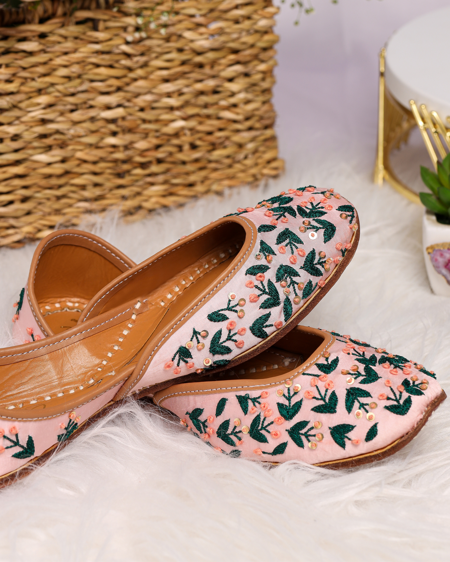 Green Petals Handcrafted Jutti Quick Cart