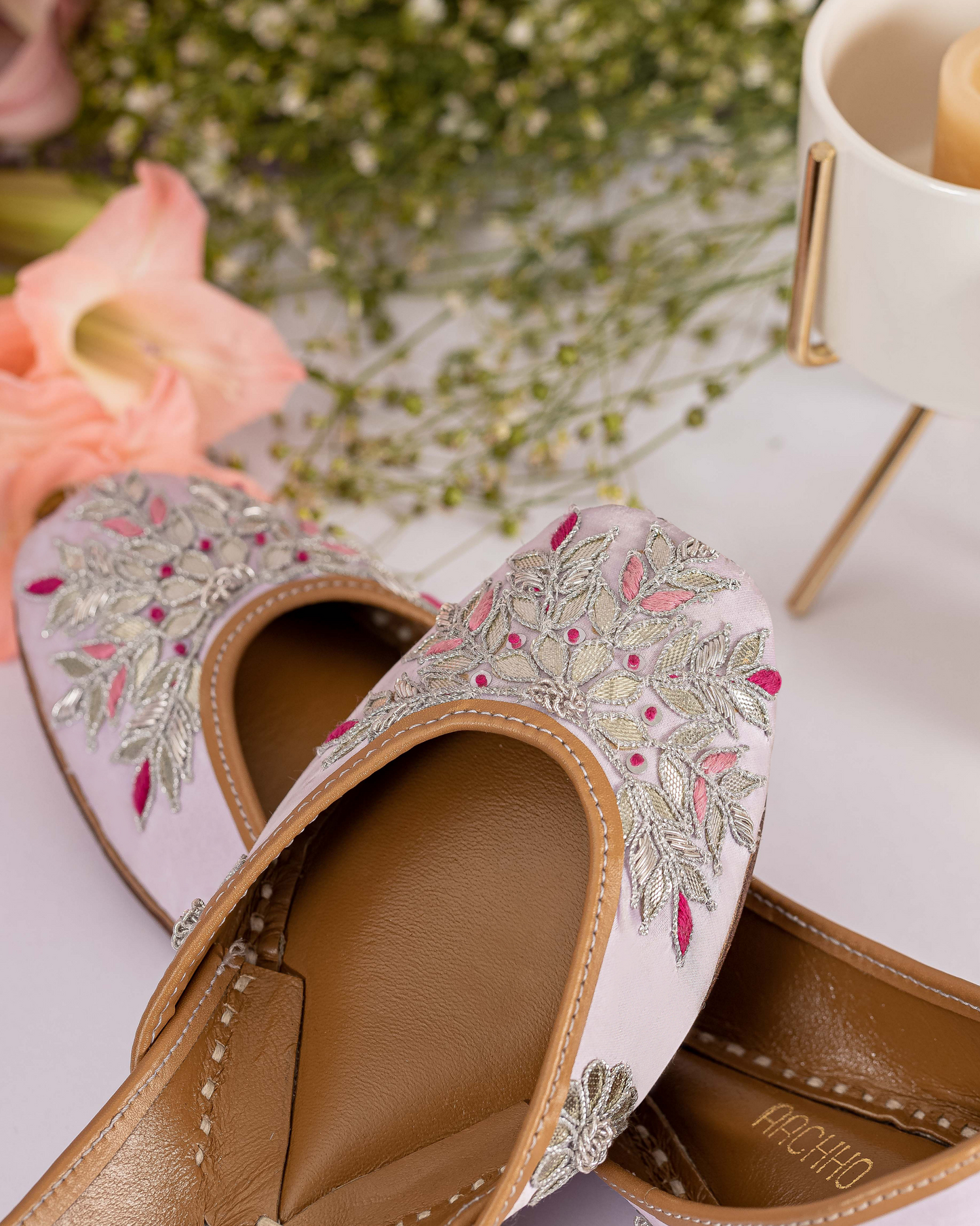 Cotton Candy Handcrafted Jutti Quick Cart