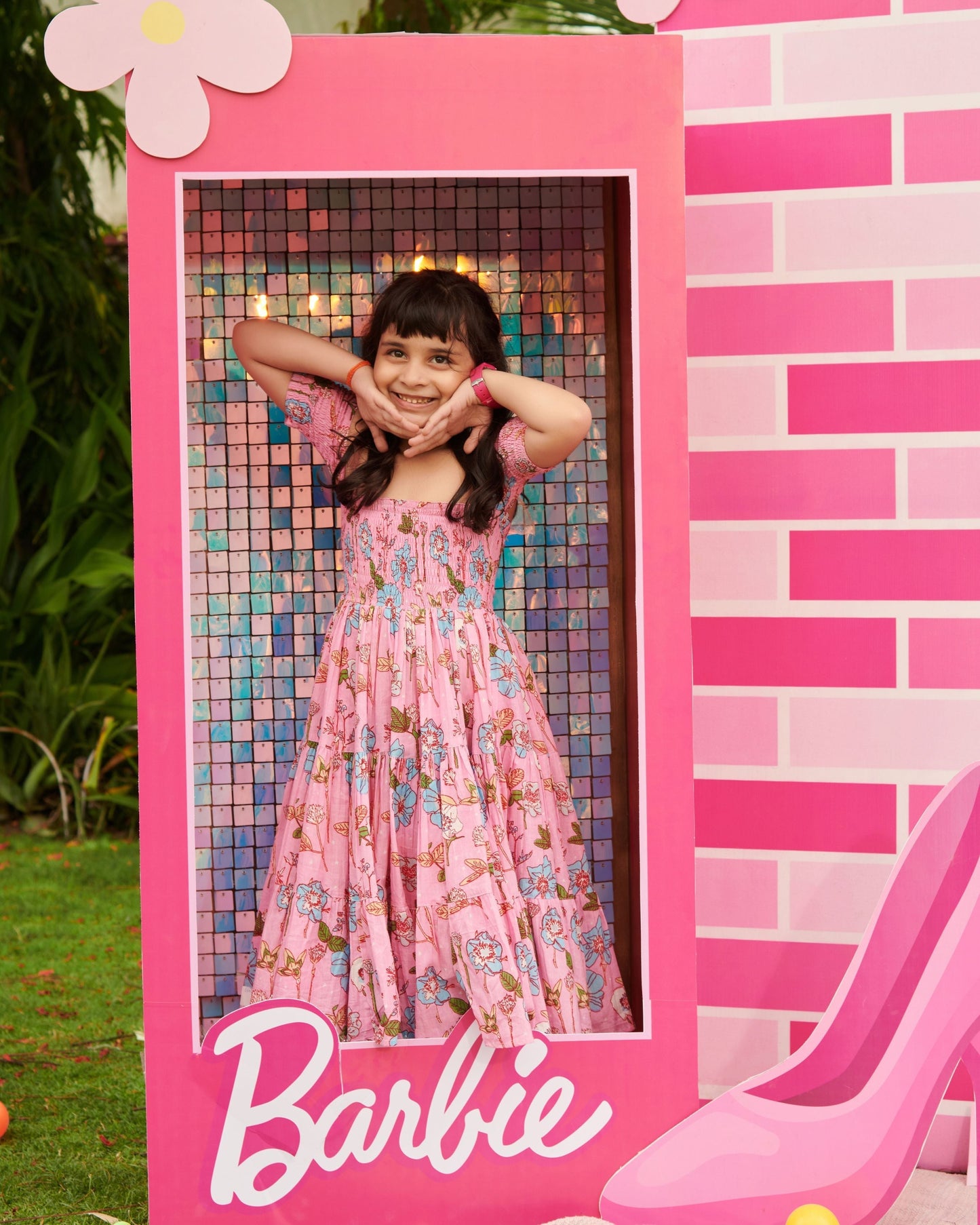 Rapunzal Smocked Cotton Dress My Store