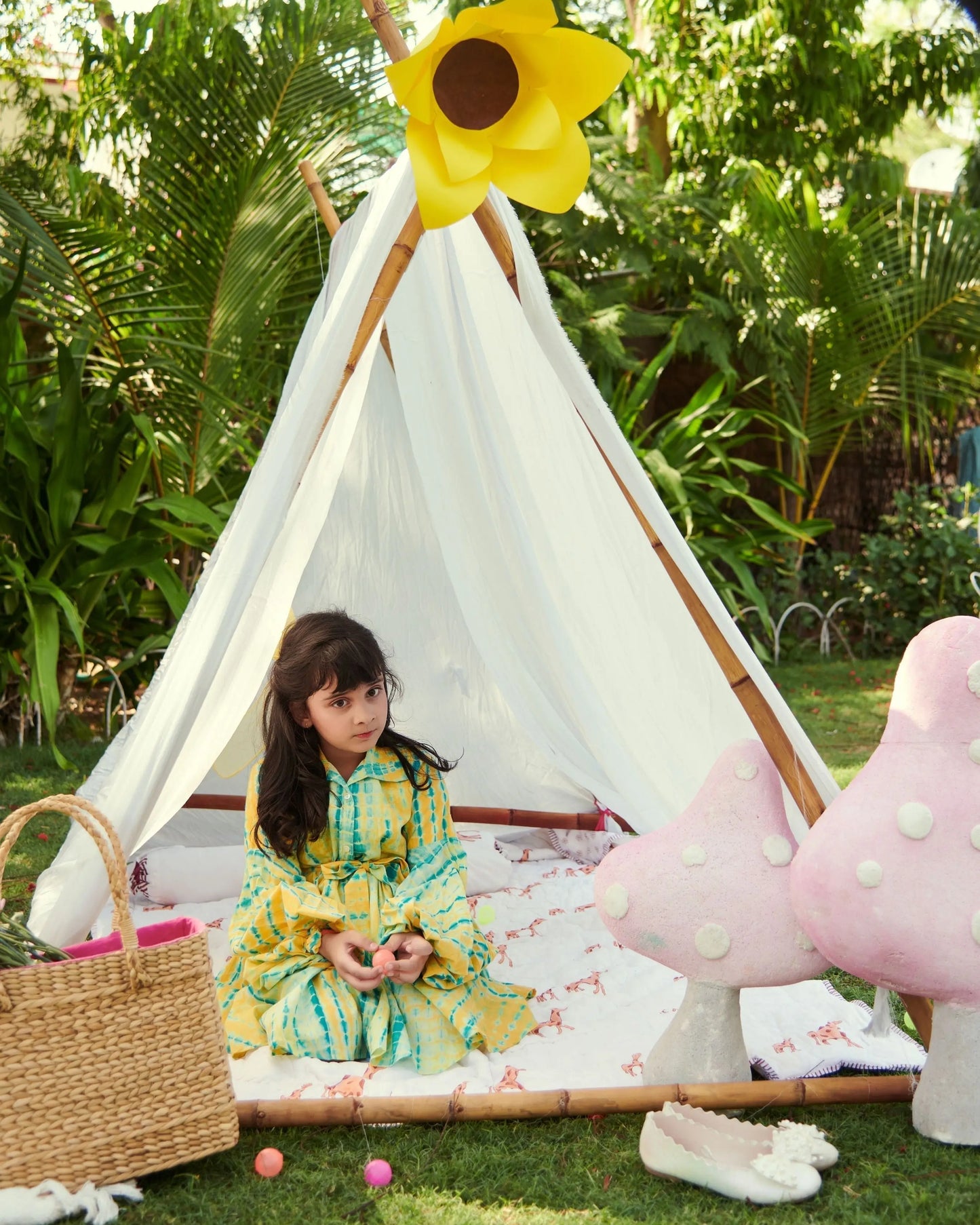 Jellybean Tie & Dye Cotton Dress My Store