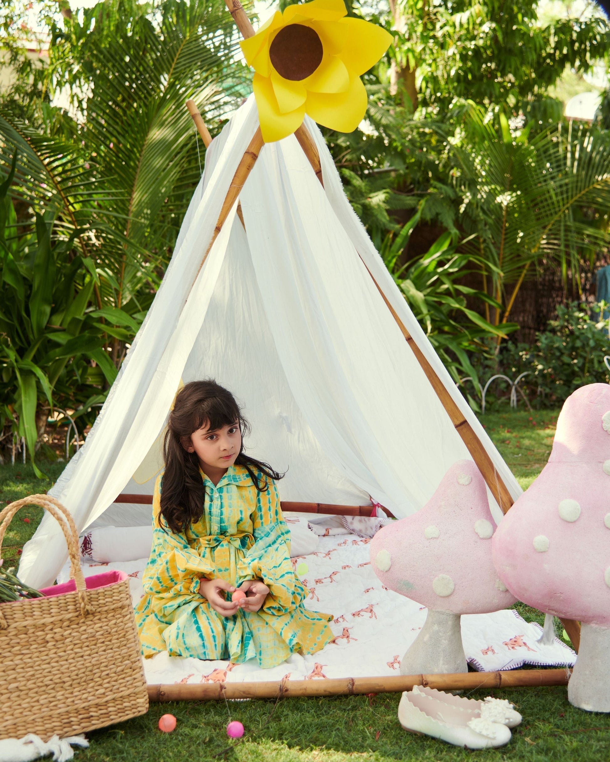 Jellybean Tie & Dye Cotton Dress My Store