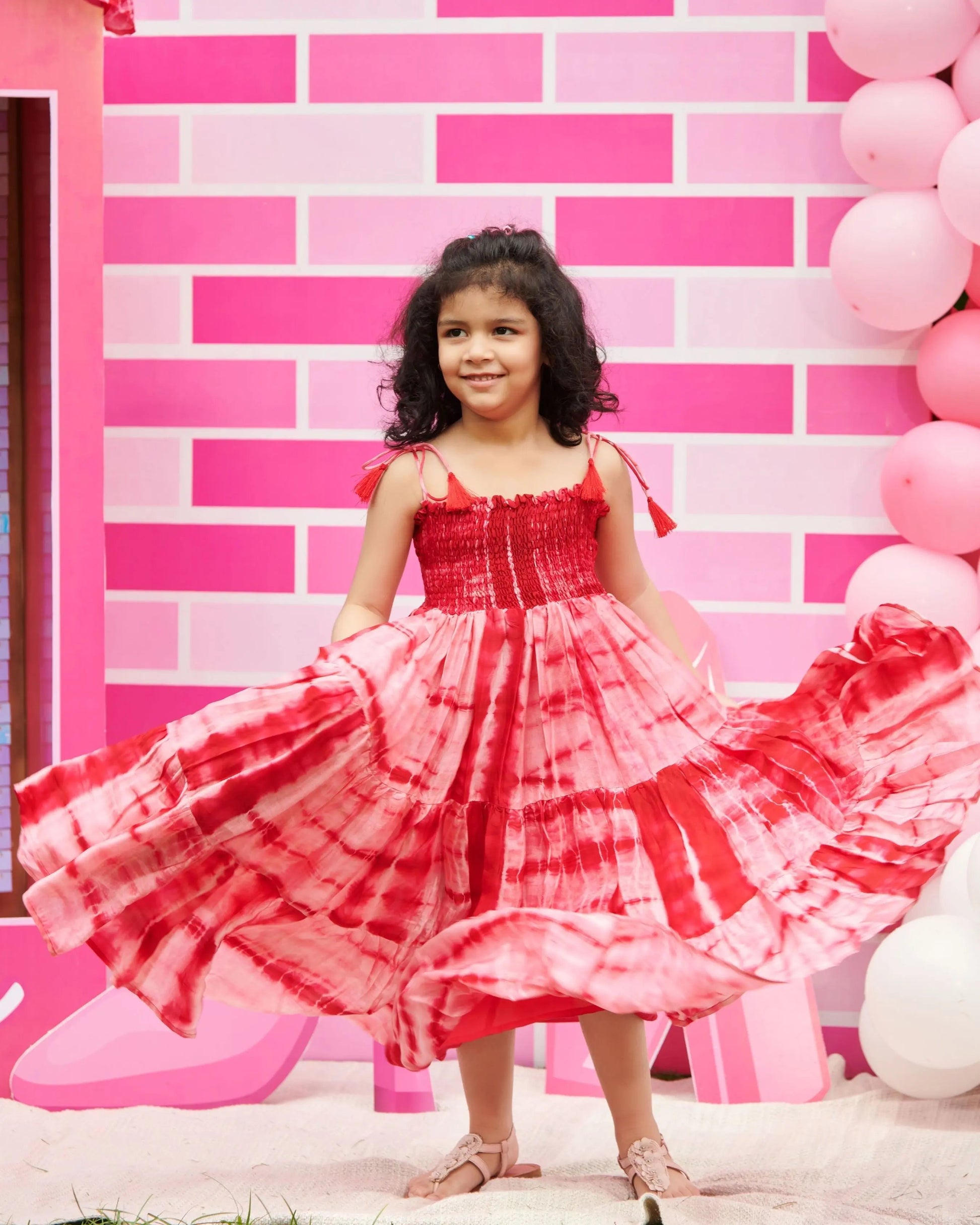 Rosella Smocked Tie & Dye Dress My Store