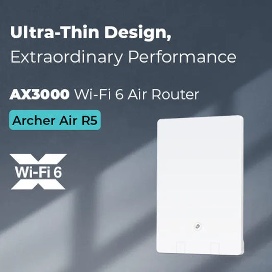 TP-Link AX3000 Wall-Mounted Wi-Fi 6 Router Archer Air R5