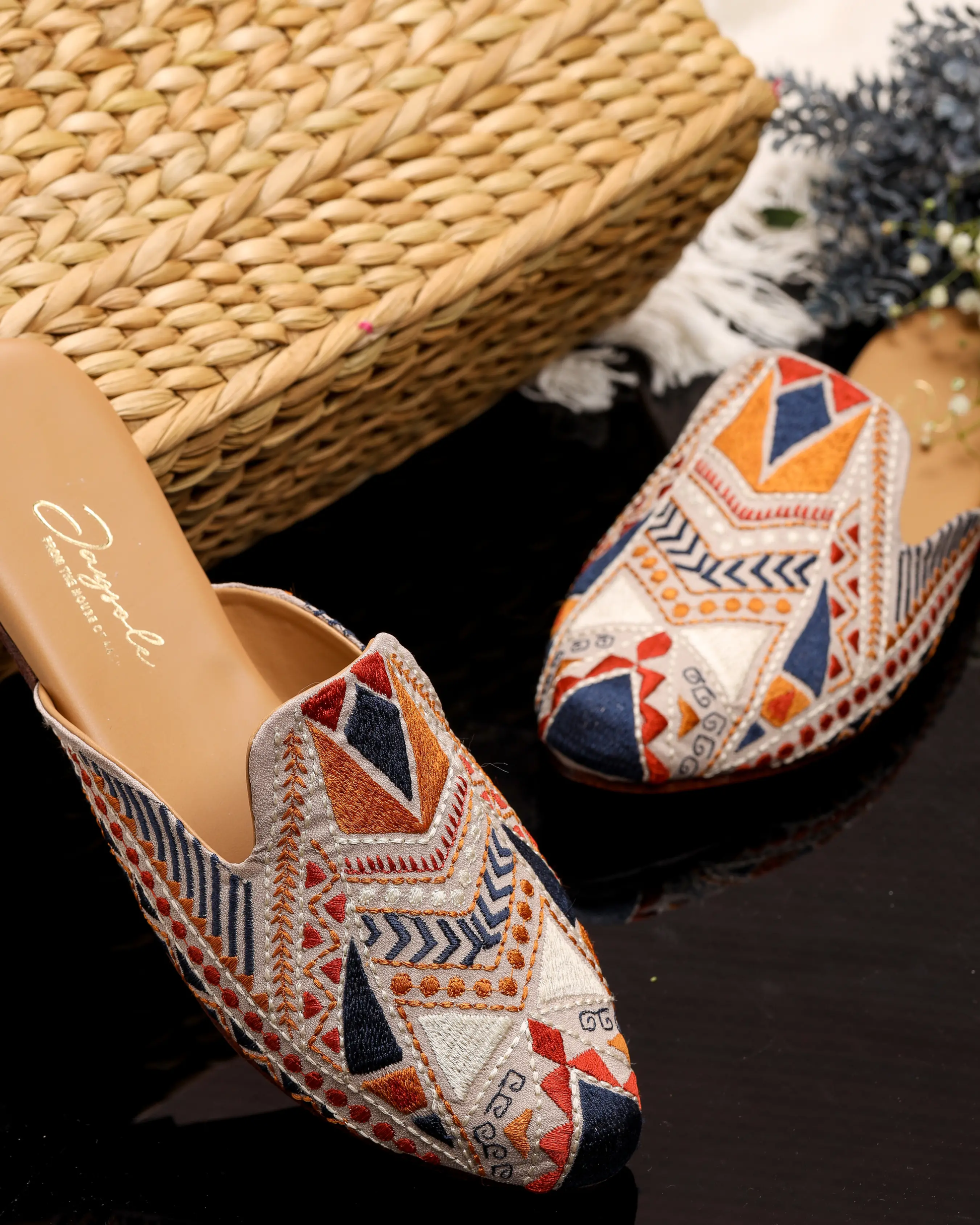 Square Hue Handcrafted Mules My Store